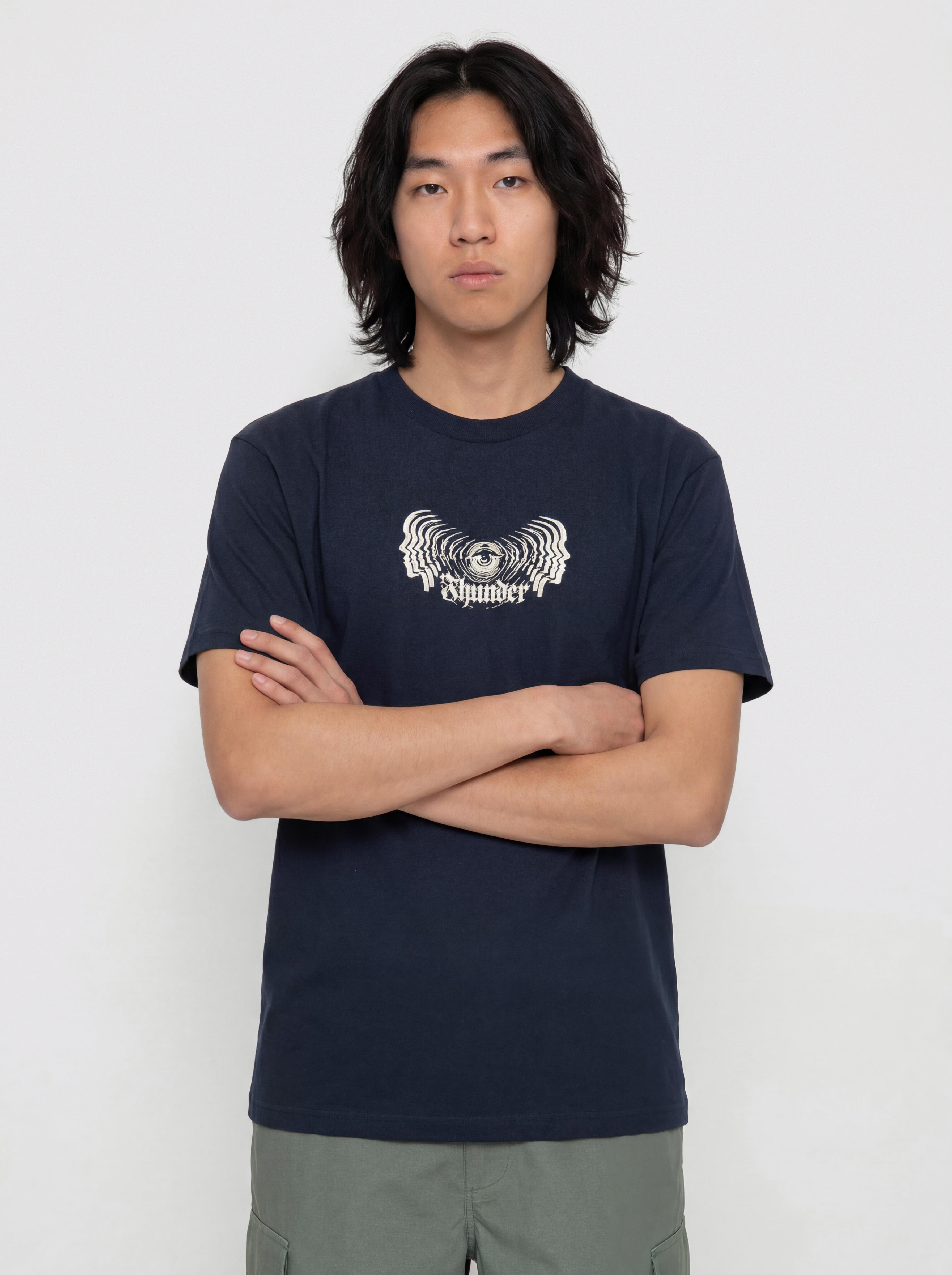 Tricou Thunder Mindstate (true navy w/grey print)
