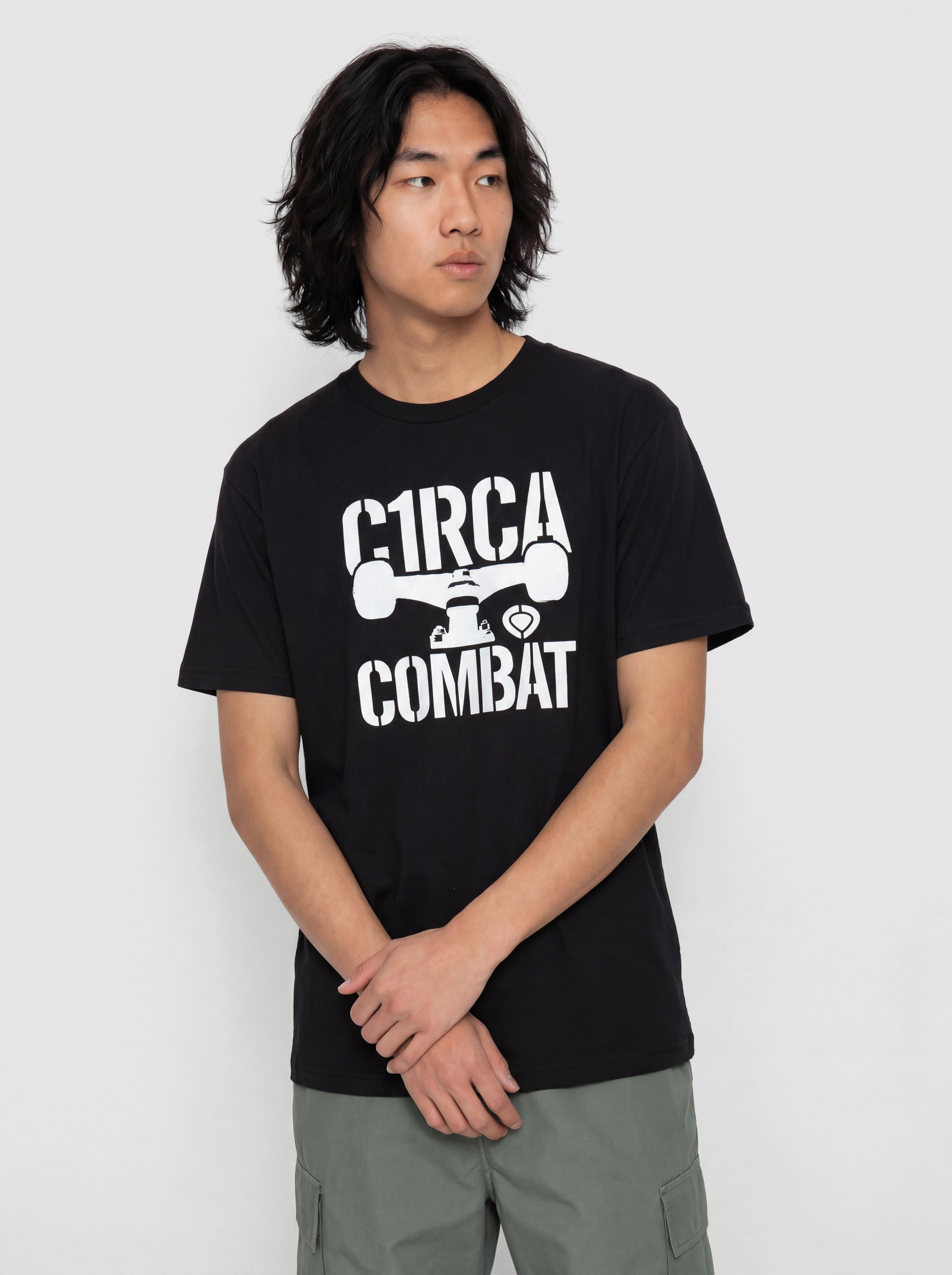 Tricou Circa Combat (black/white)