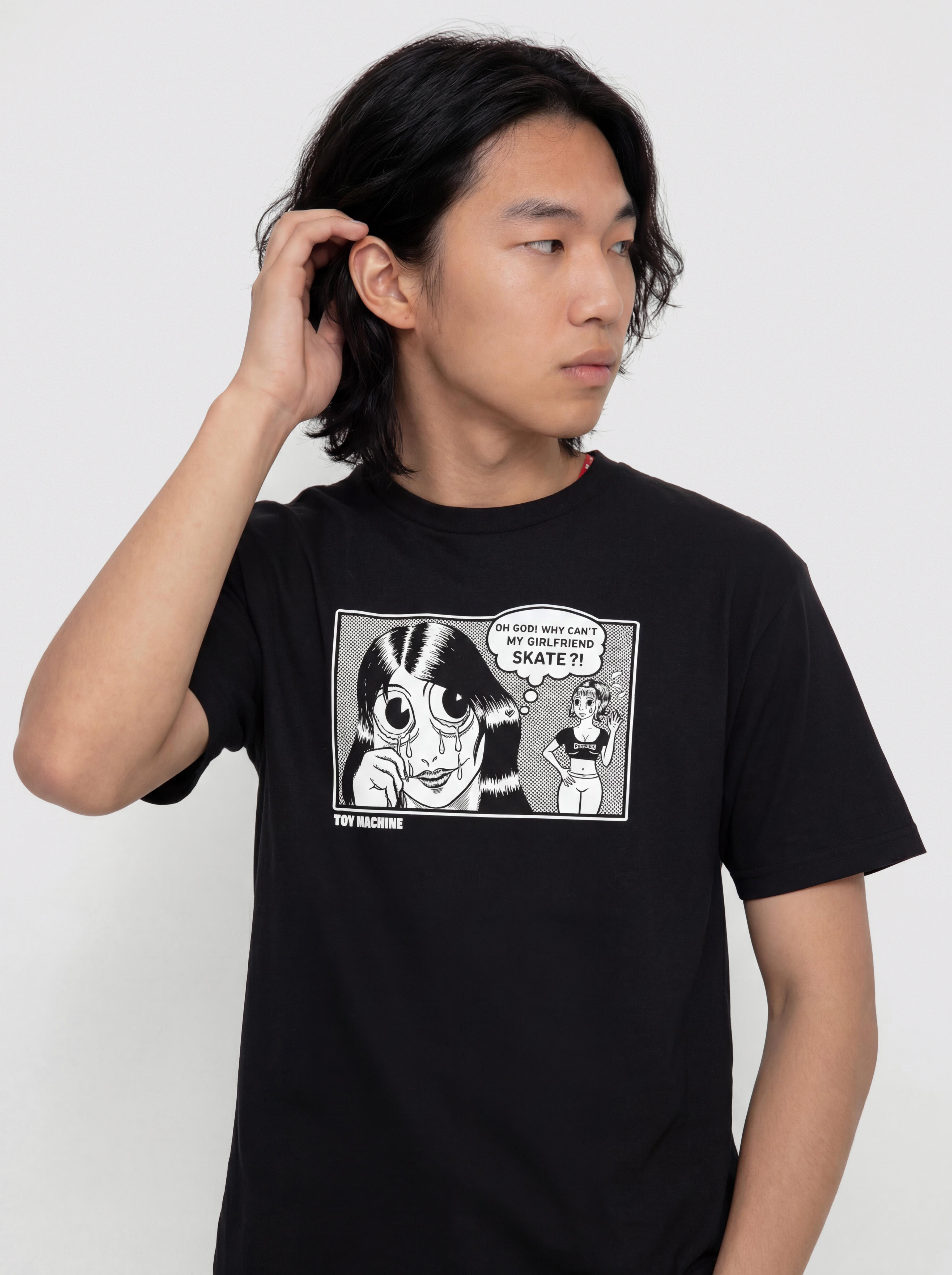 Tricou Thrasher X Toy Machine Girlfriend (black)