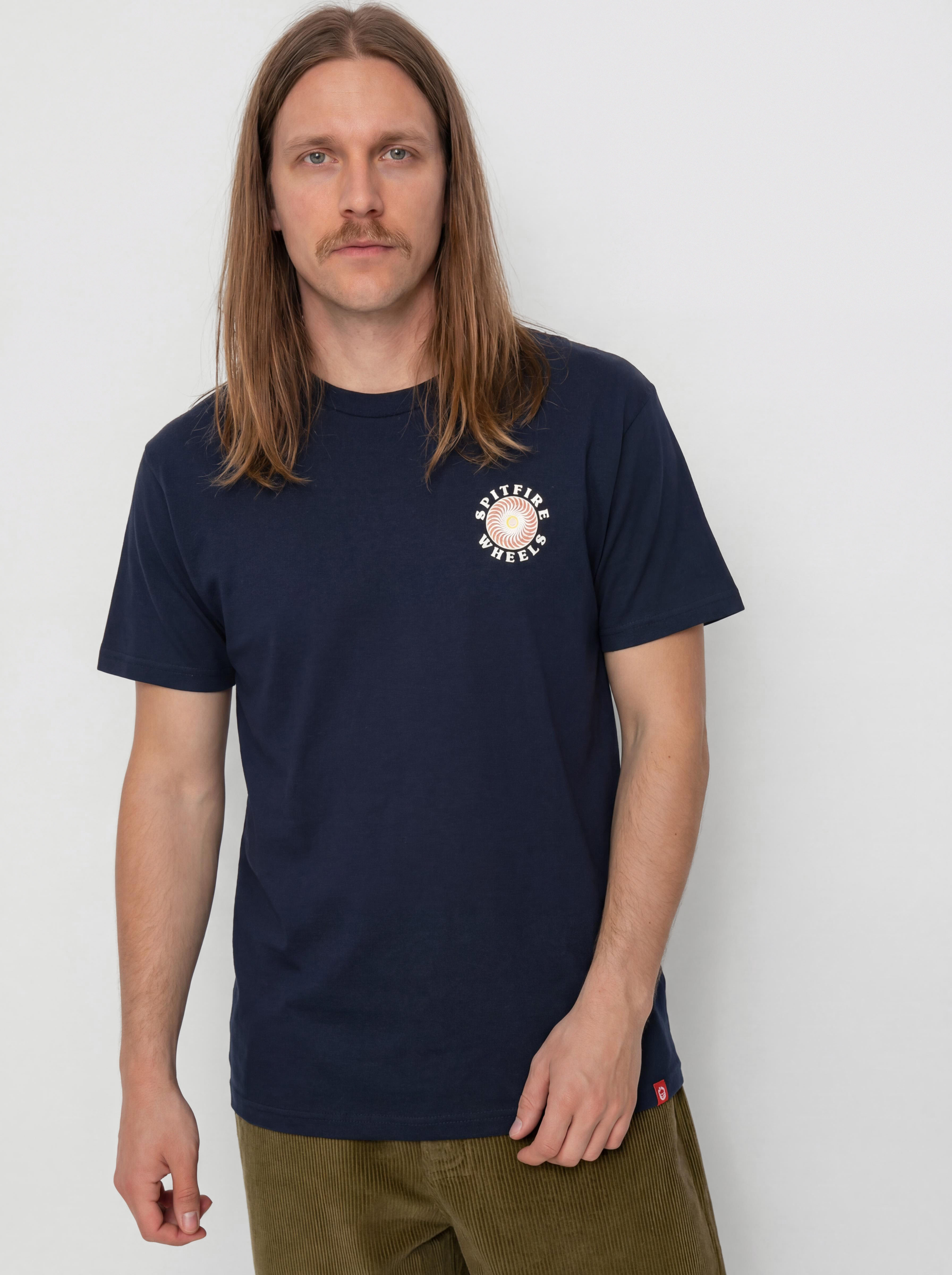 Tricou Spitfire Og Classic Fill (true navy/white red yellow & blue prints)