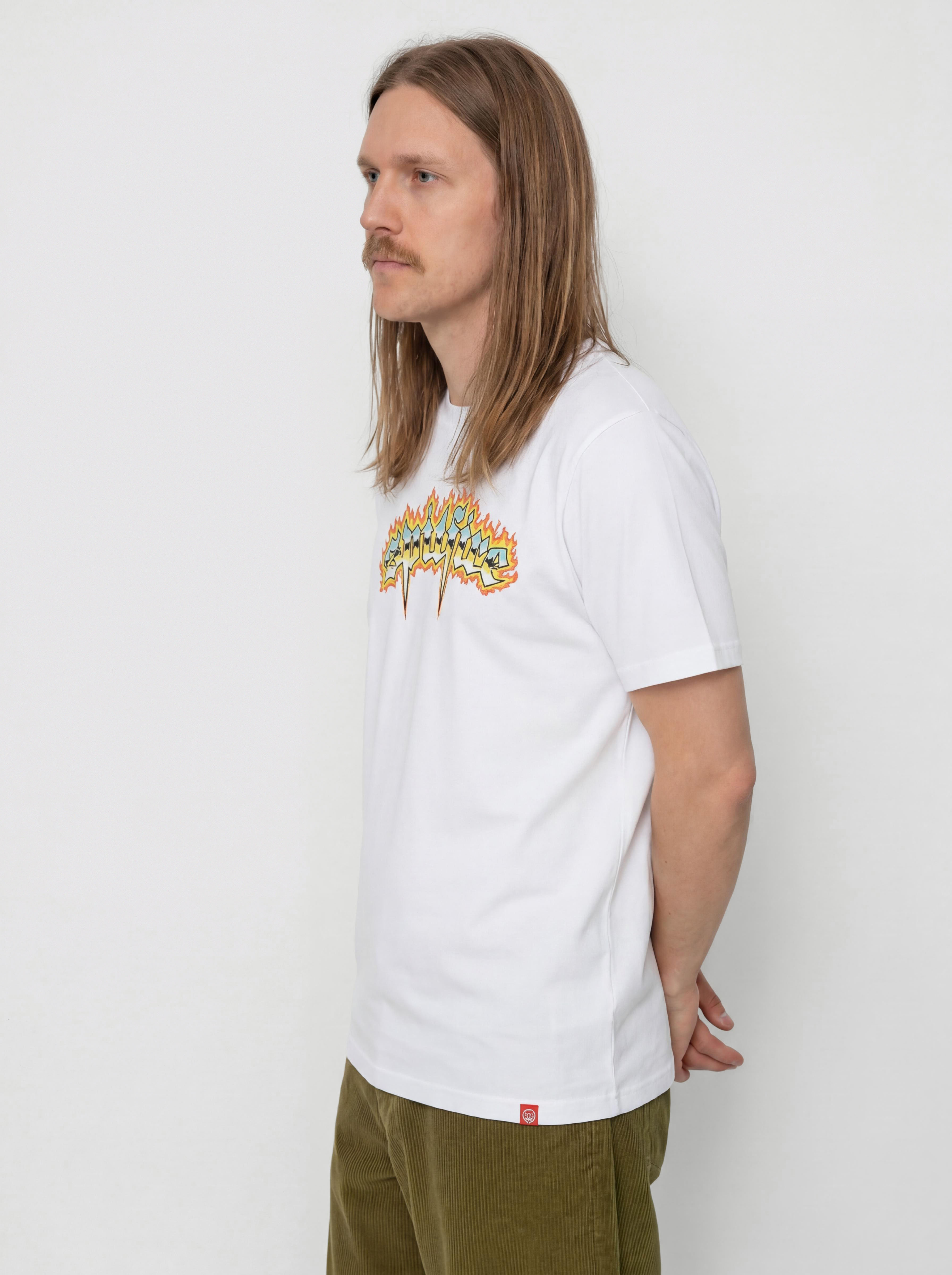 Tricou Spitfire Chrome Venom (white w/multi color prints)