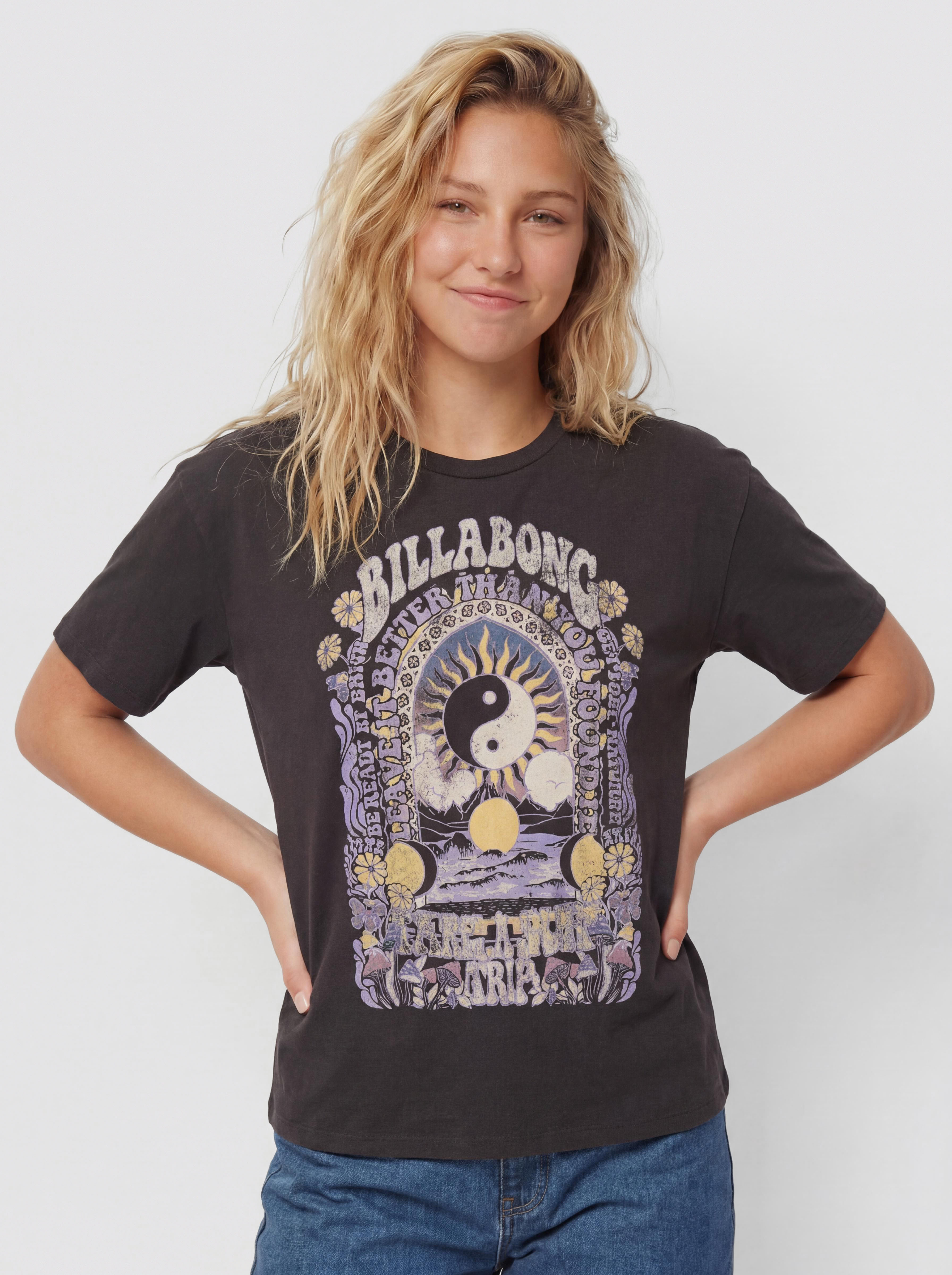 Tricou Billabong Surf Trip Wmn (off black)