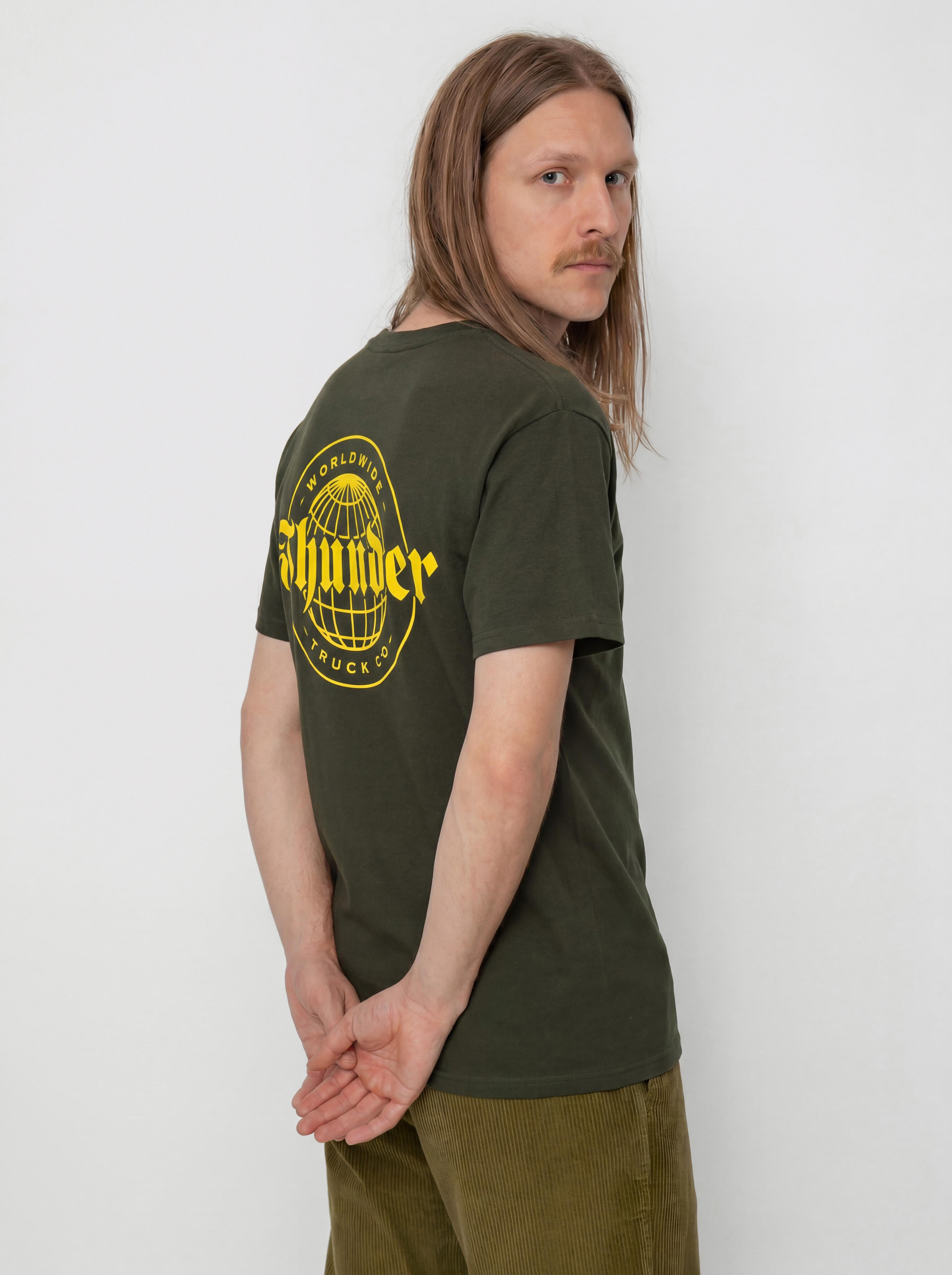 Tricou Thunder Worldwide Dbl (forest green/gold)