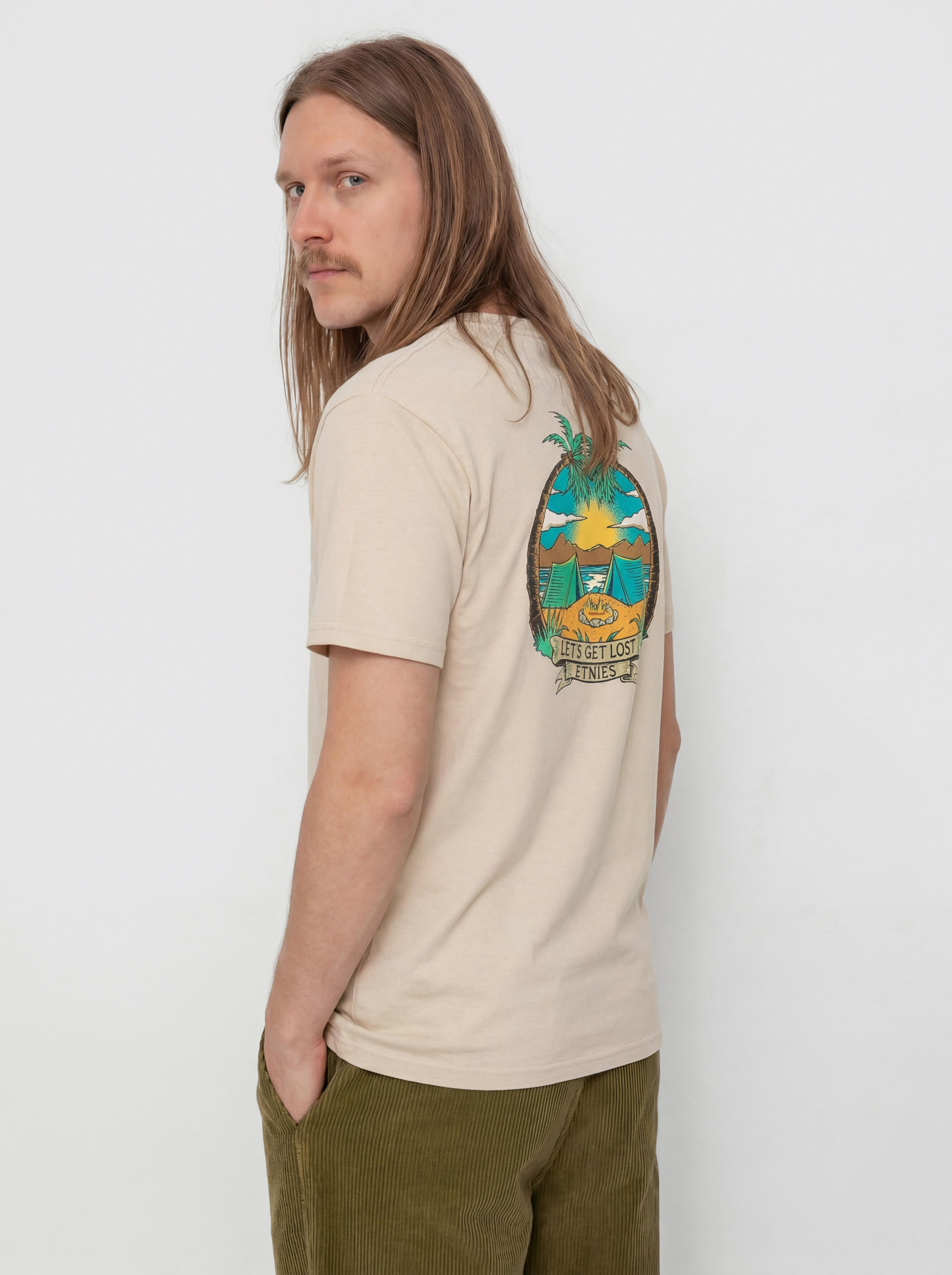 Tricou Etnies Camp Vibes (khaki)