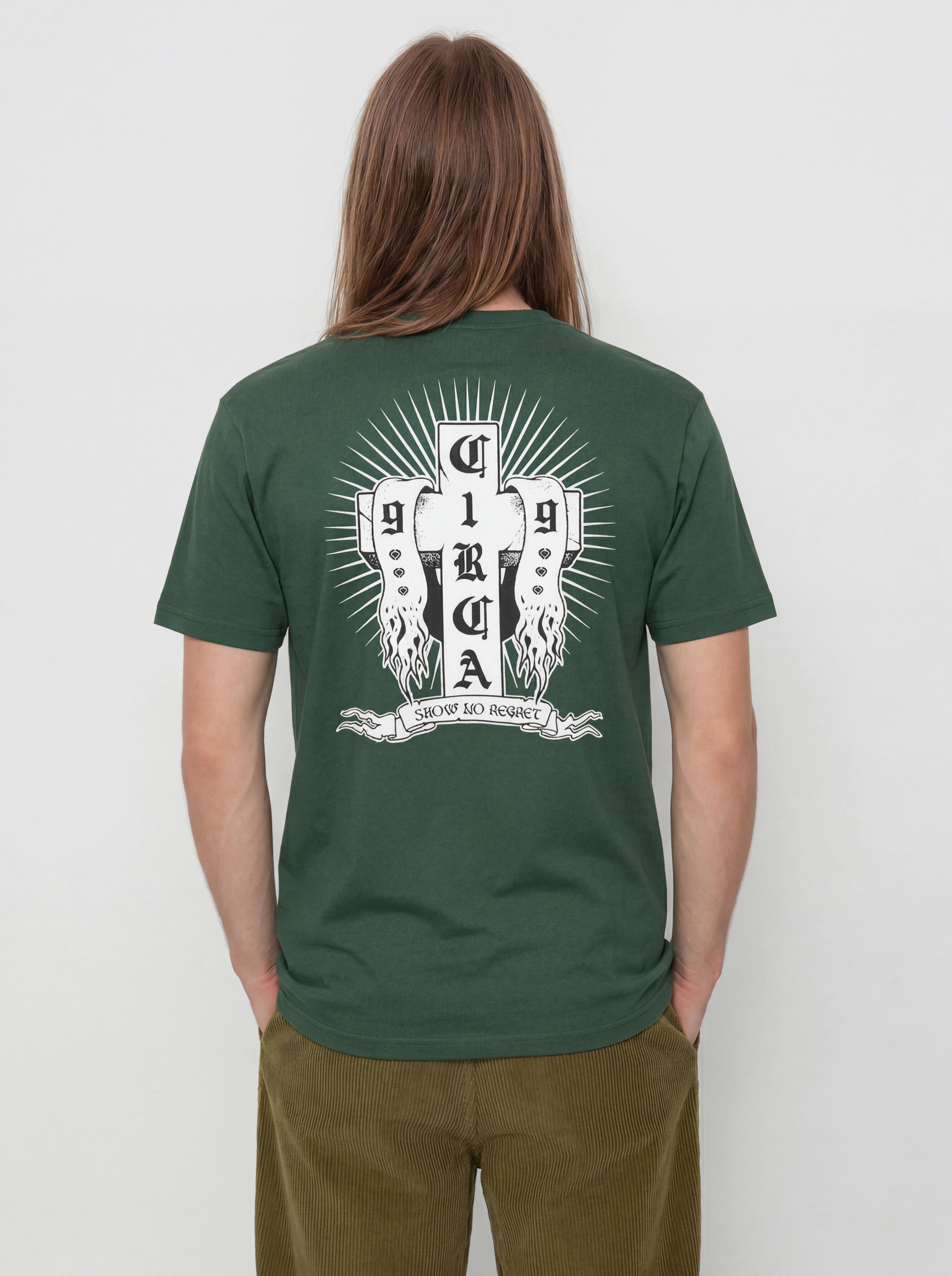 Tricou Circa No Regret (bottle green)