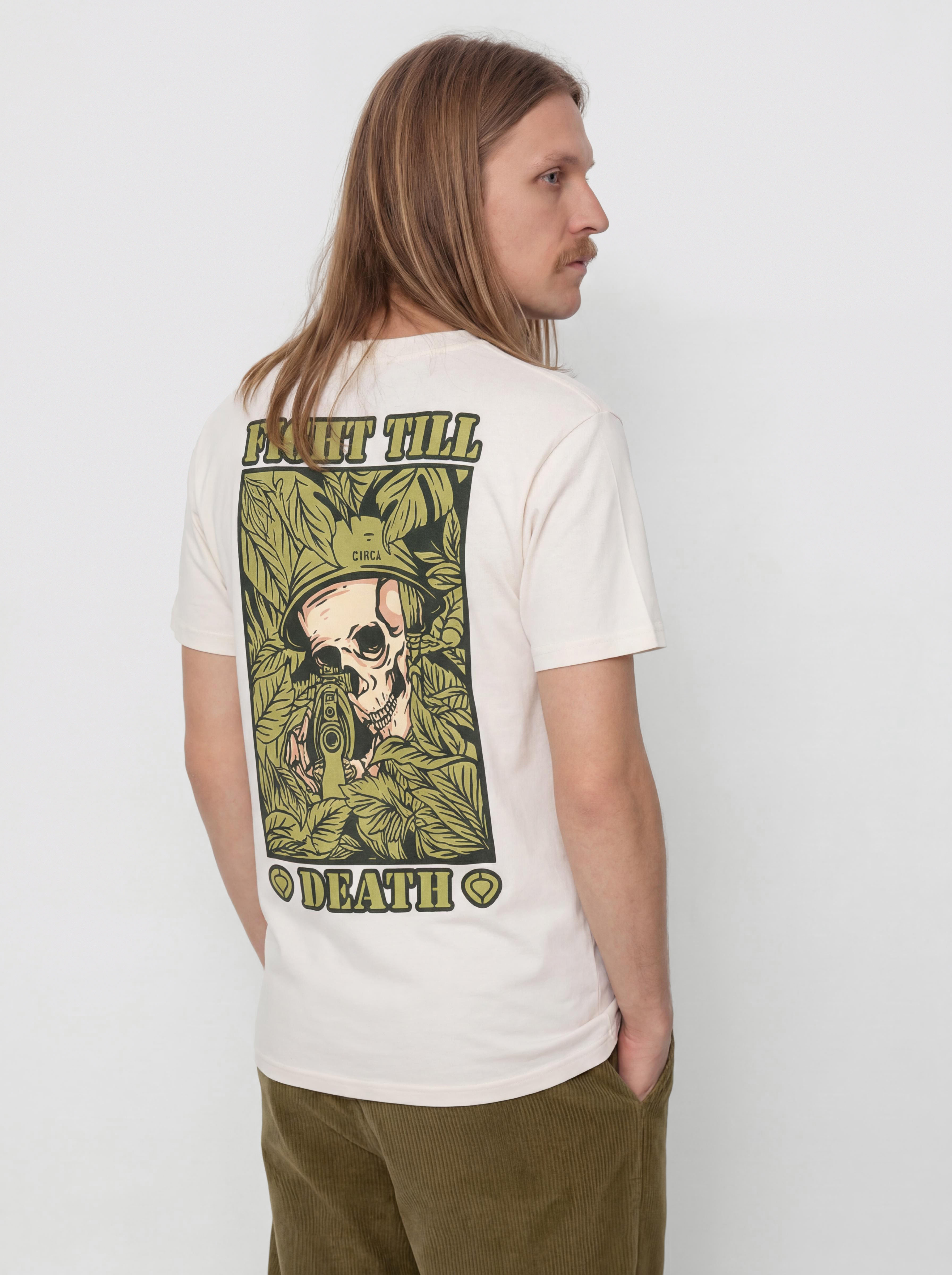 Tricou Circa Till Death (vintage white)