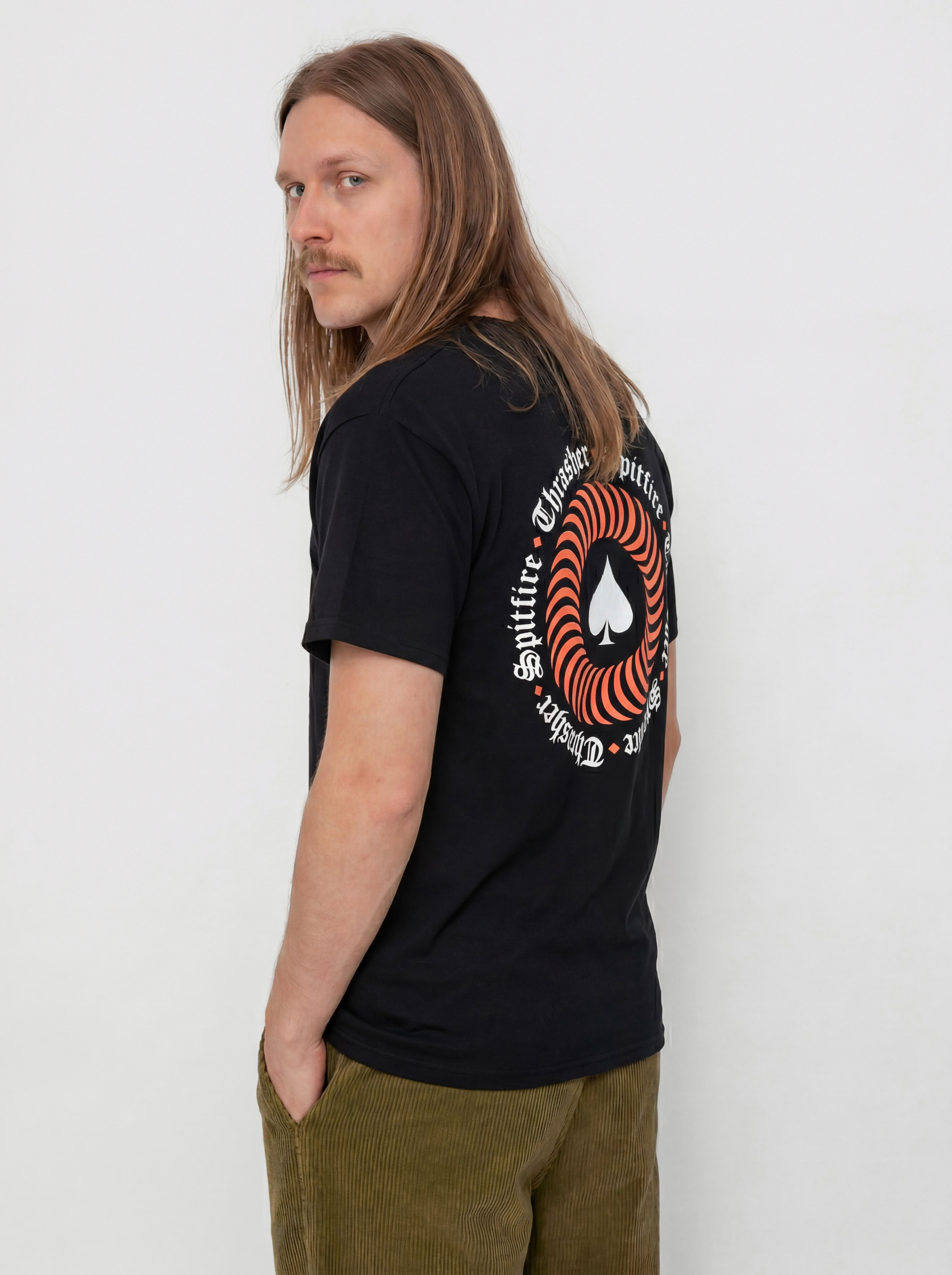 Tricou Thrasher x Spitfire The End Oath (black)