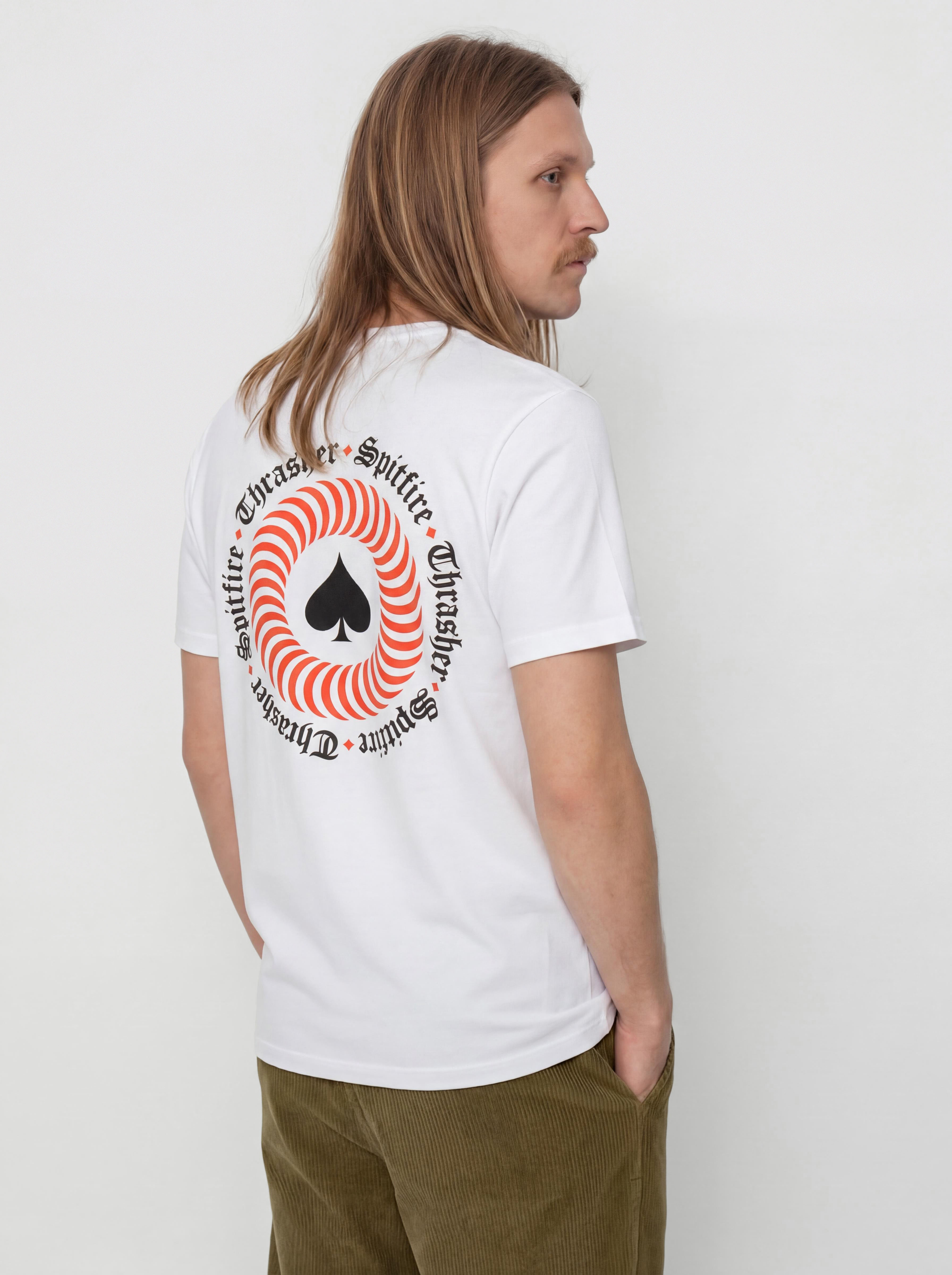 Tricou Thrasher x Spitfire The End Oath (white)