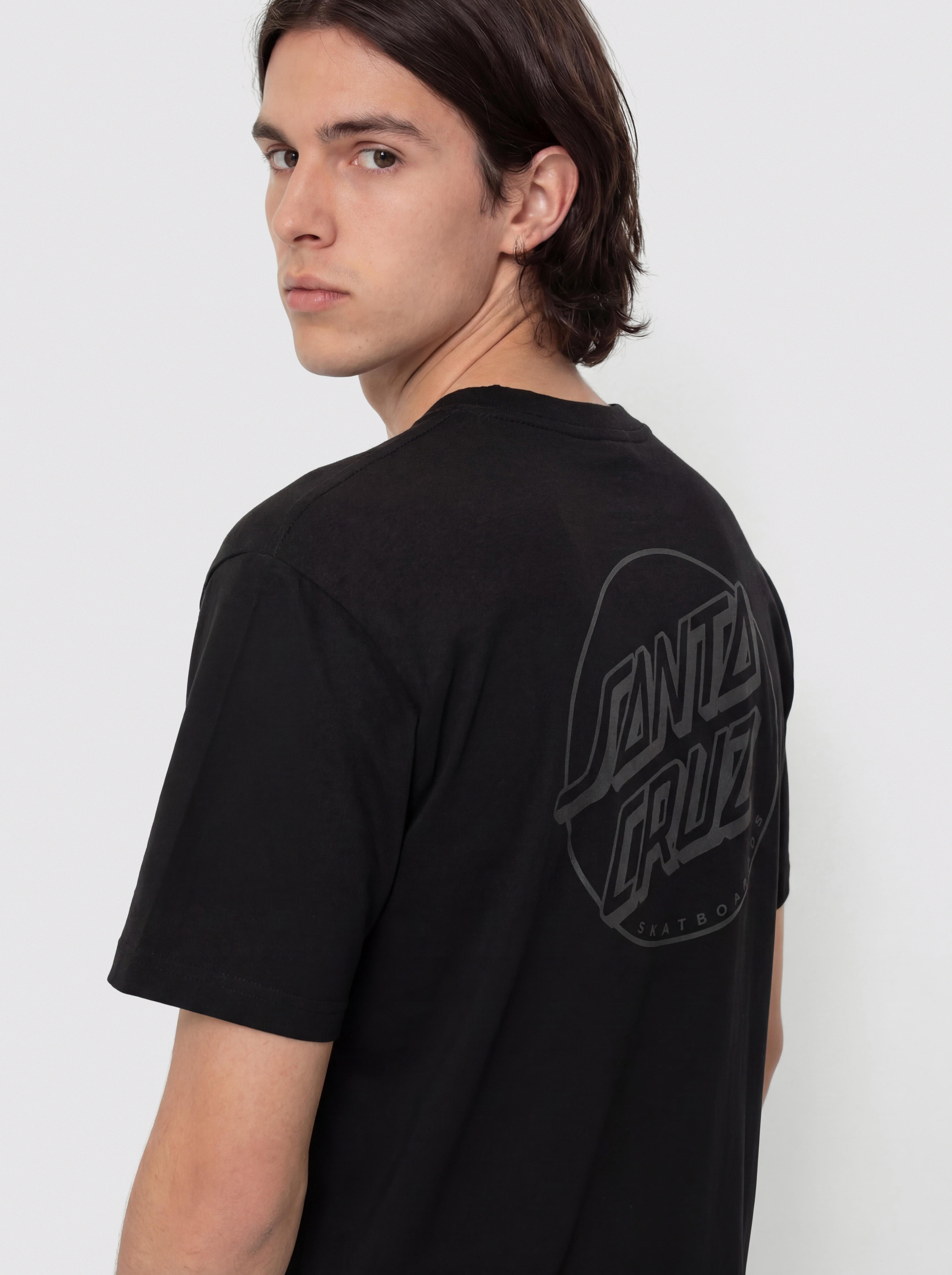 Tricou Santa Cruz Tonal Opus Dot Stripe (black)