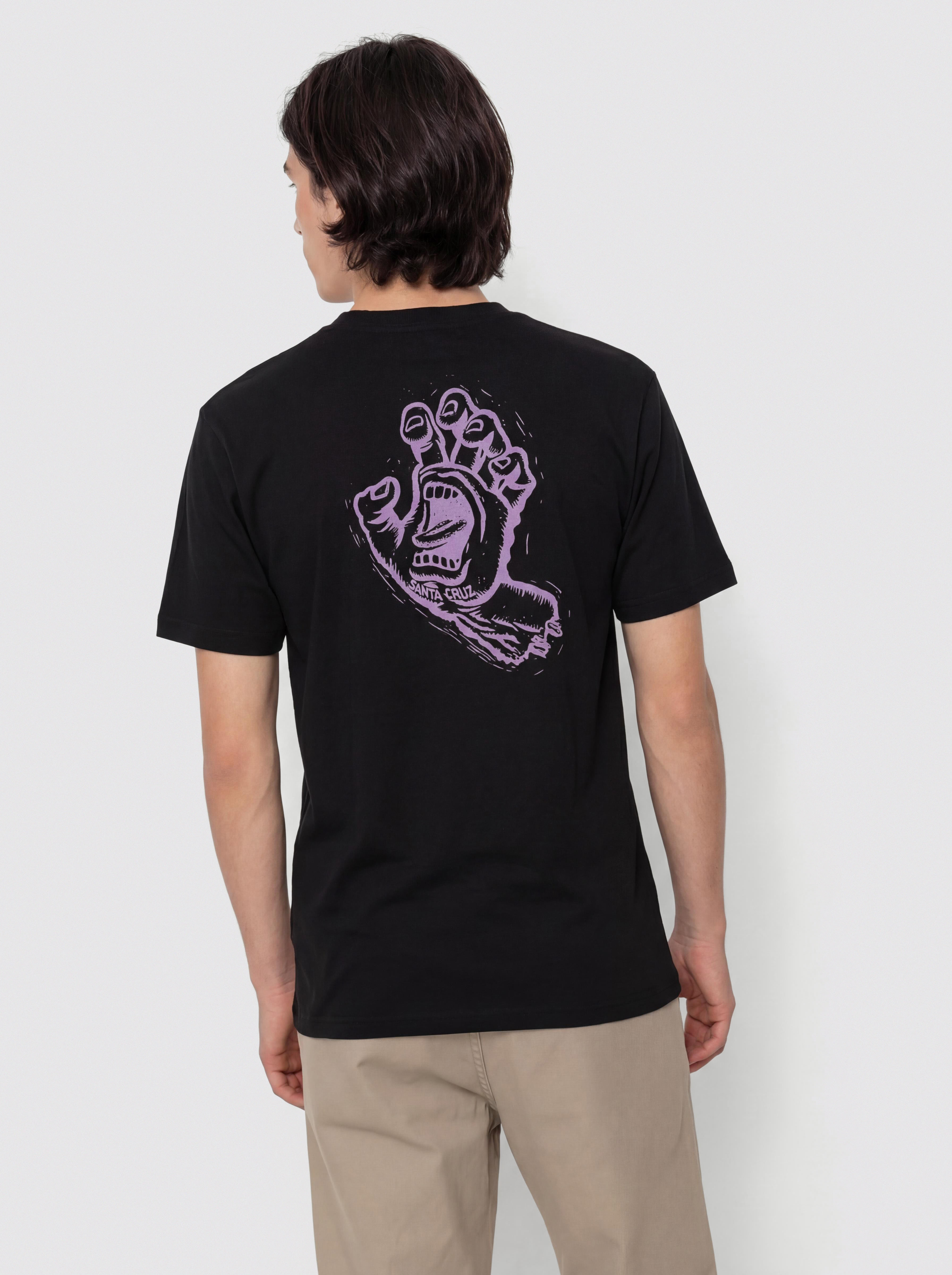 Tricou Santa Cruz Stamped Screaming Hand (black)