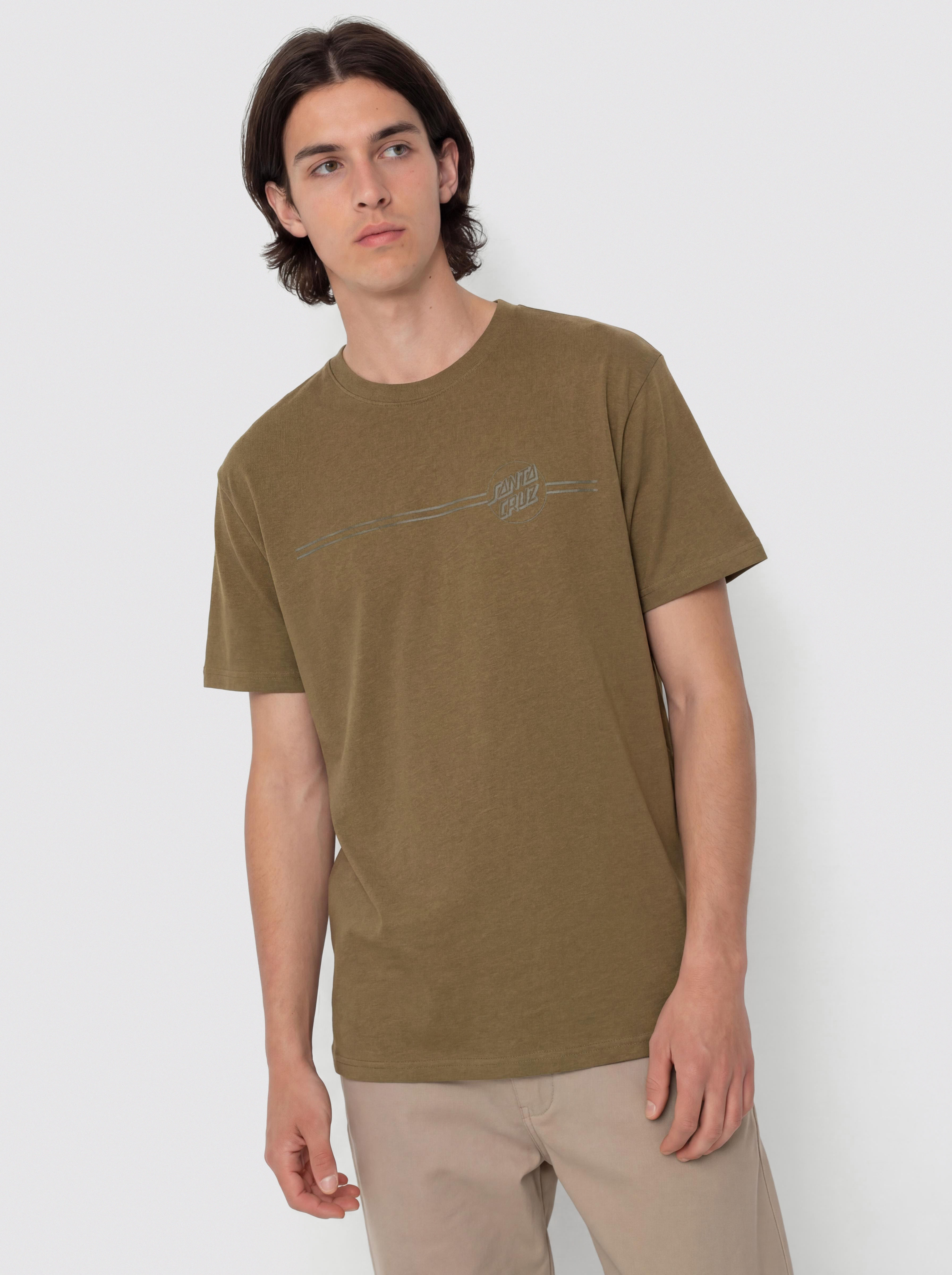 Tricou Santa Cruz Tonal Opus Dot Stripe (uniform green)