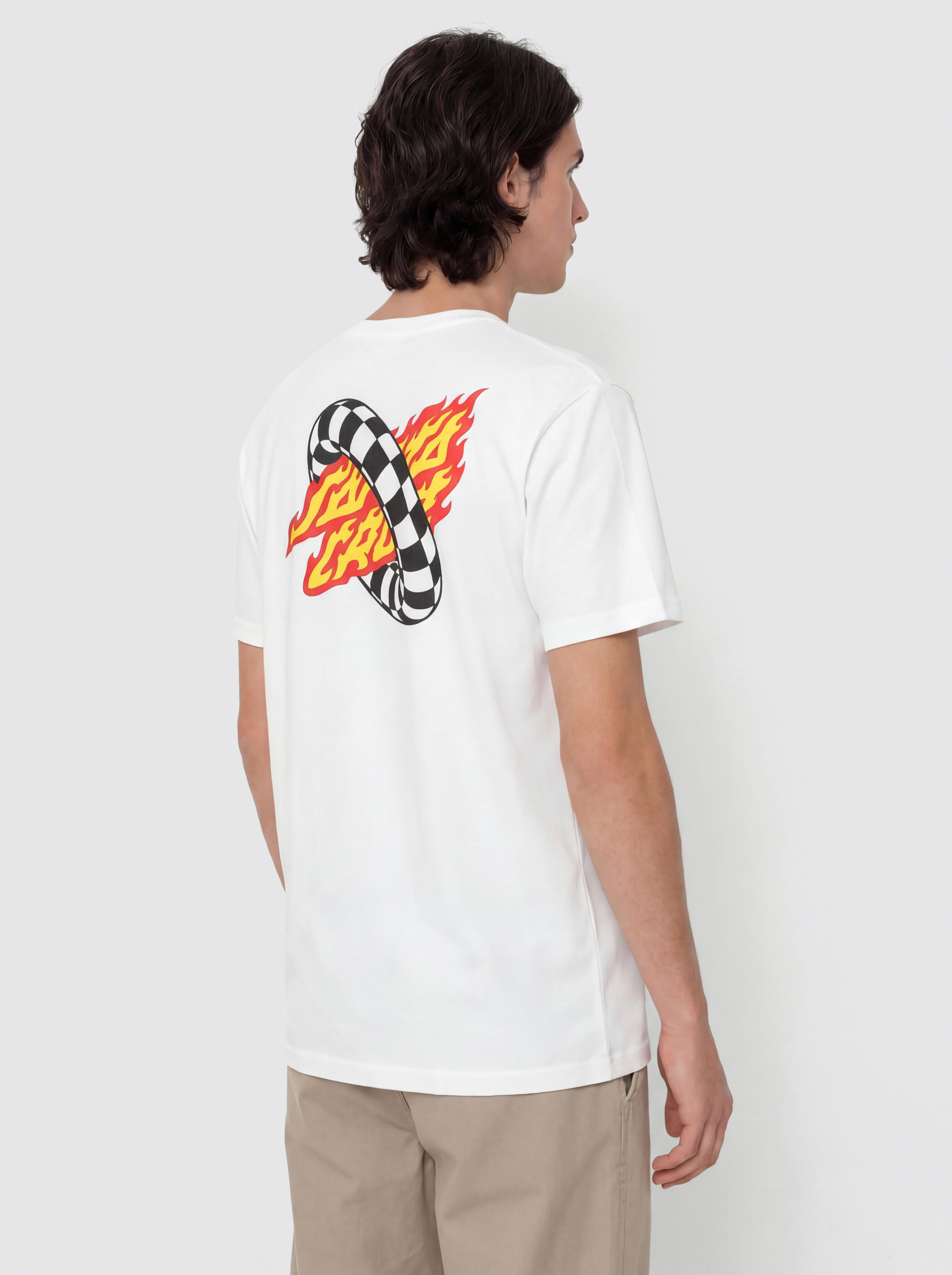 Tricou Santa Cruz Goal Flame (white)