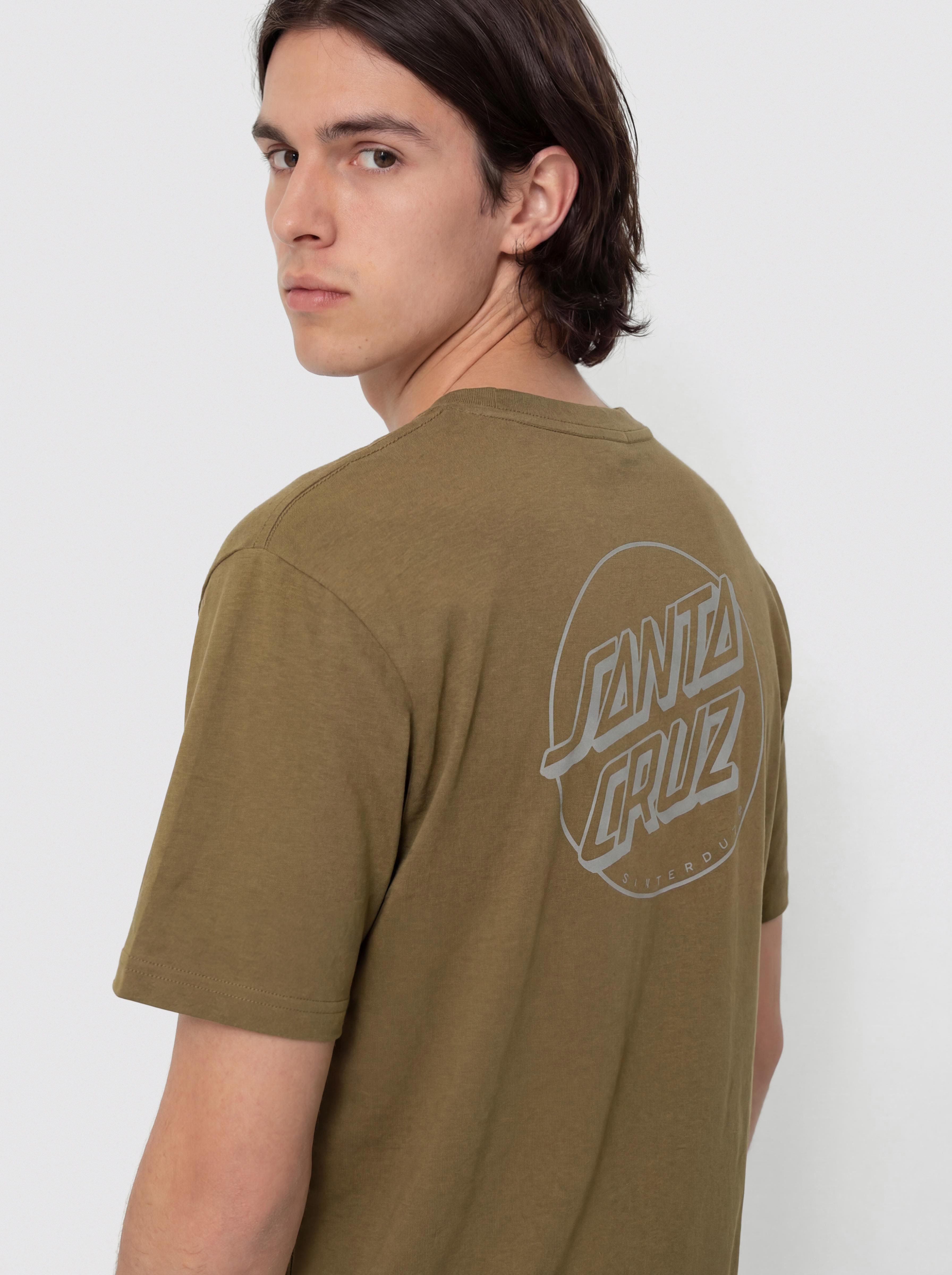 Tricou Santa Cruz Tonal Opus Dot Stripe (uniform green)