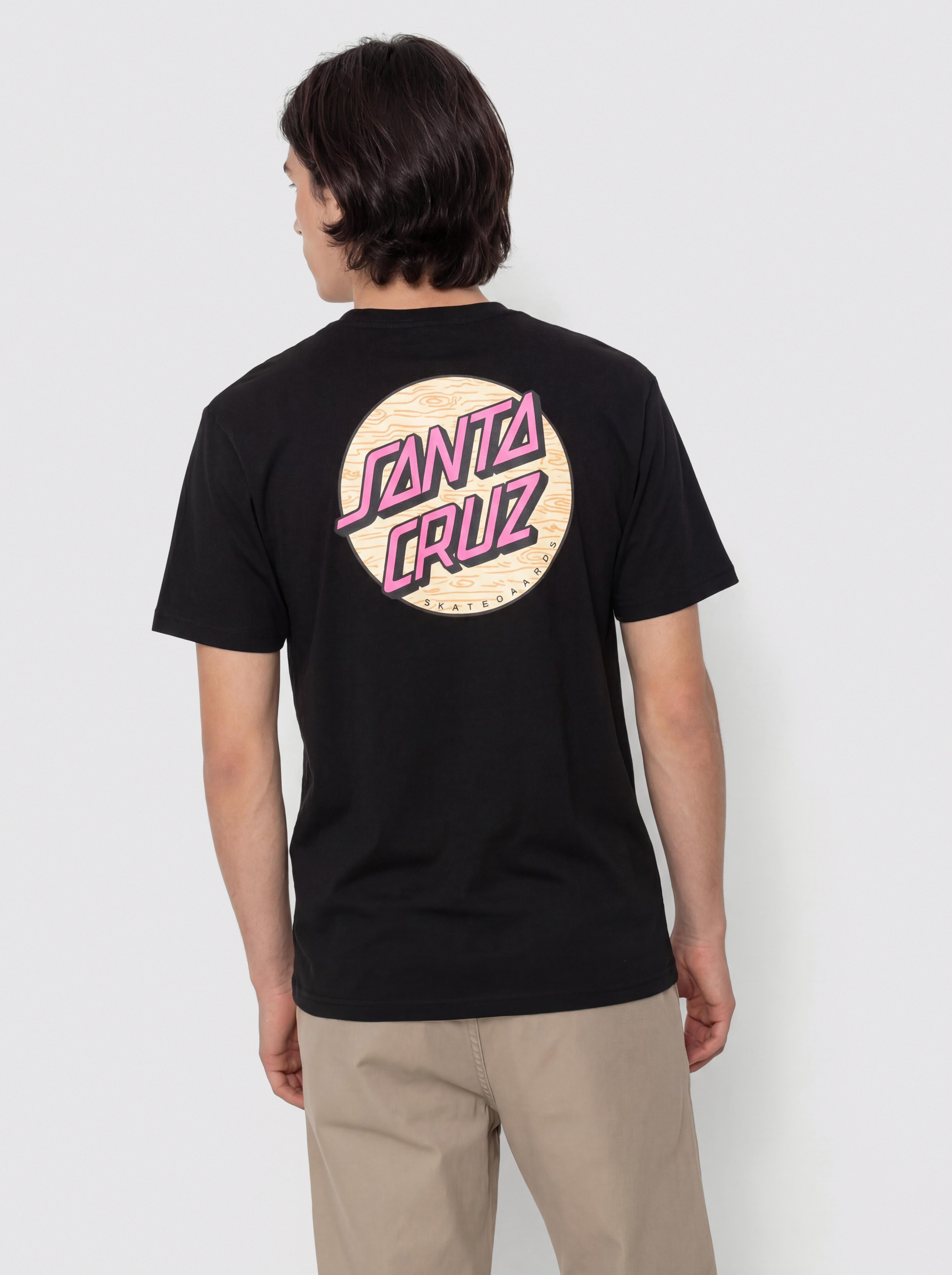 Tricou Santa Cruz Wagon Dot Chest (black)