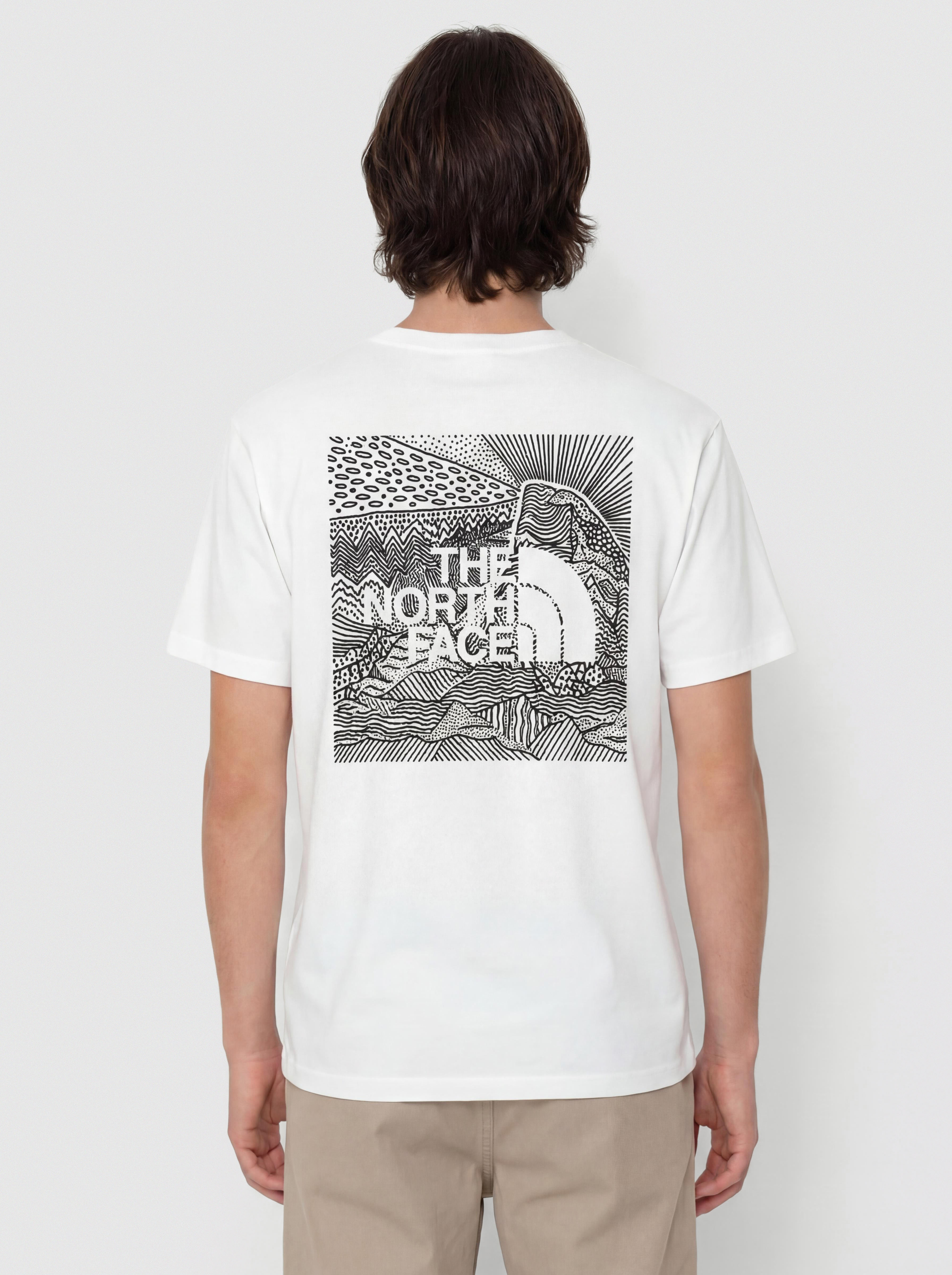 Tricou The North Face Box Nse Celebration - alb (tnf white)