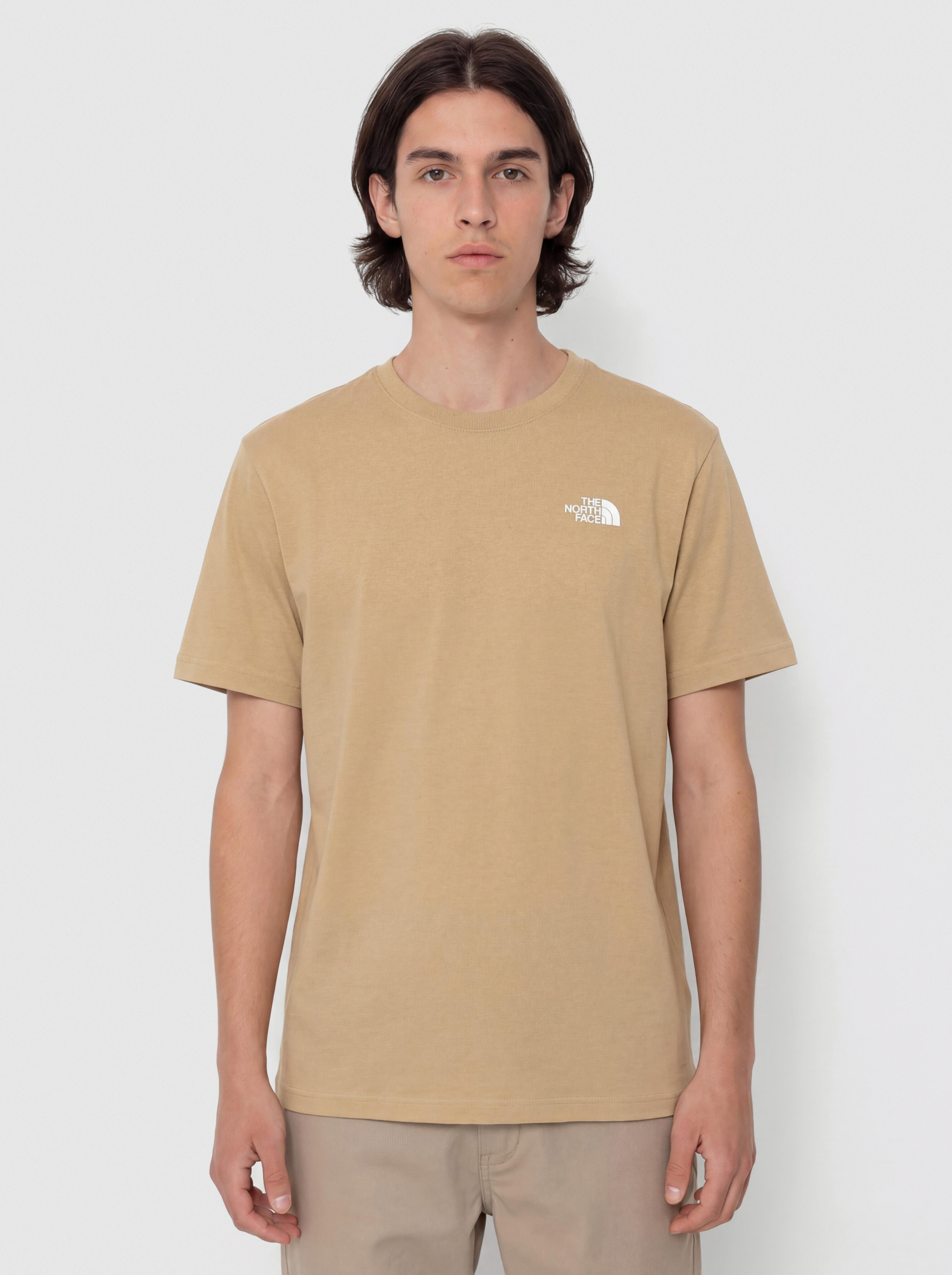 Tricou The North Face Evolution Box Nse (khaki stone)