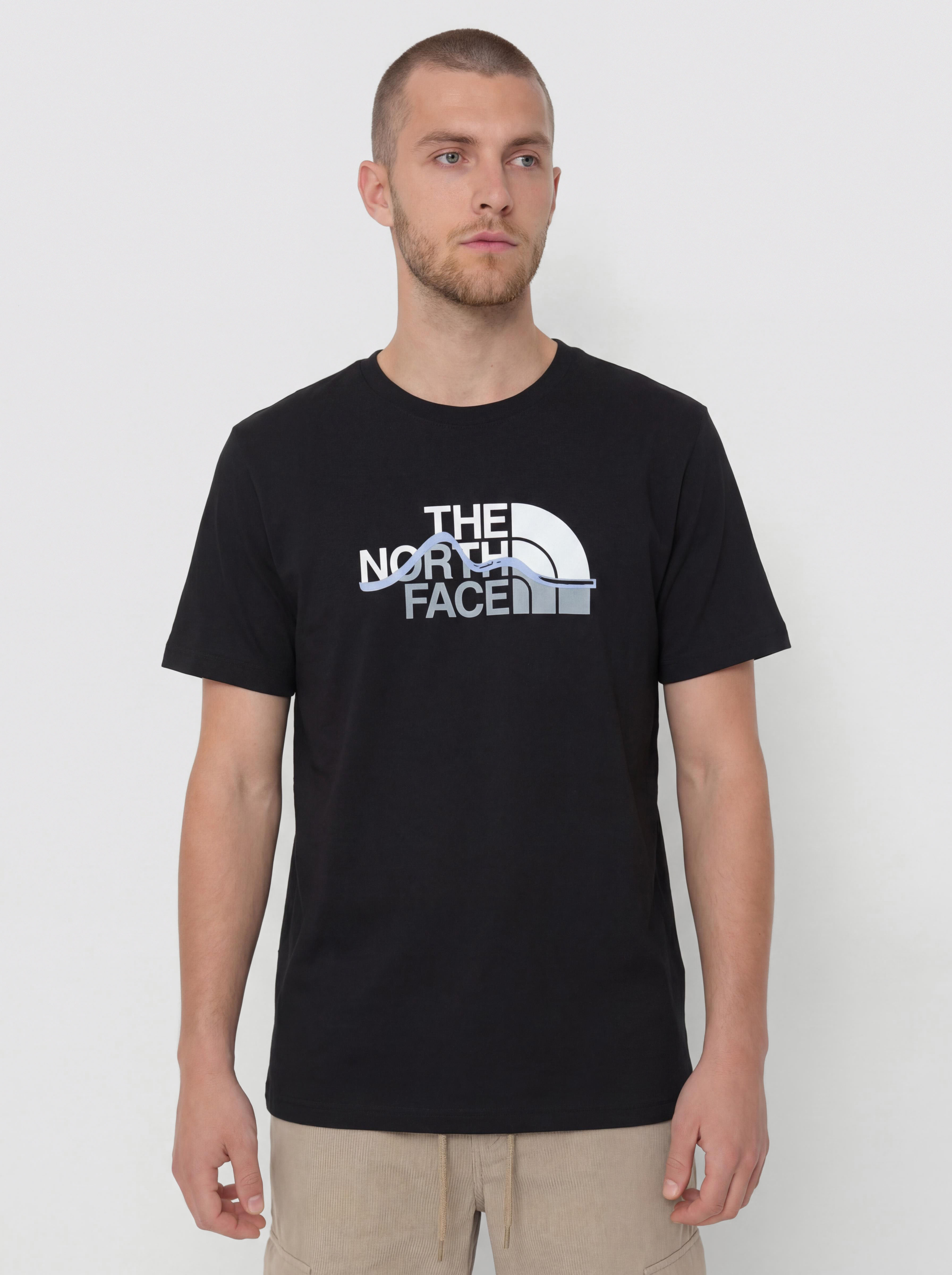 Tricou The North Face Mountain Line (tnf black)