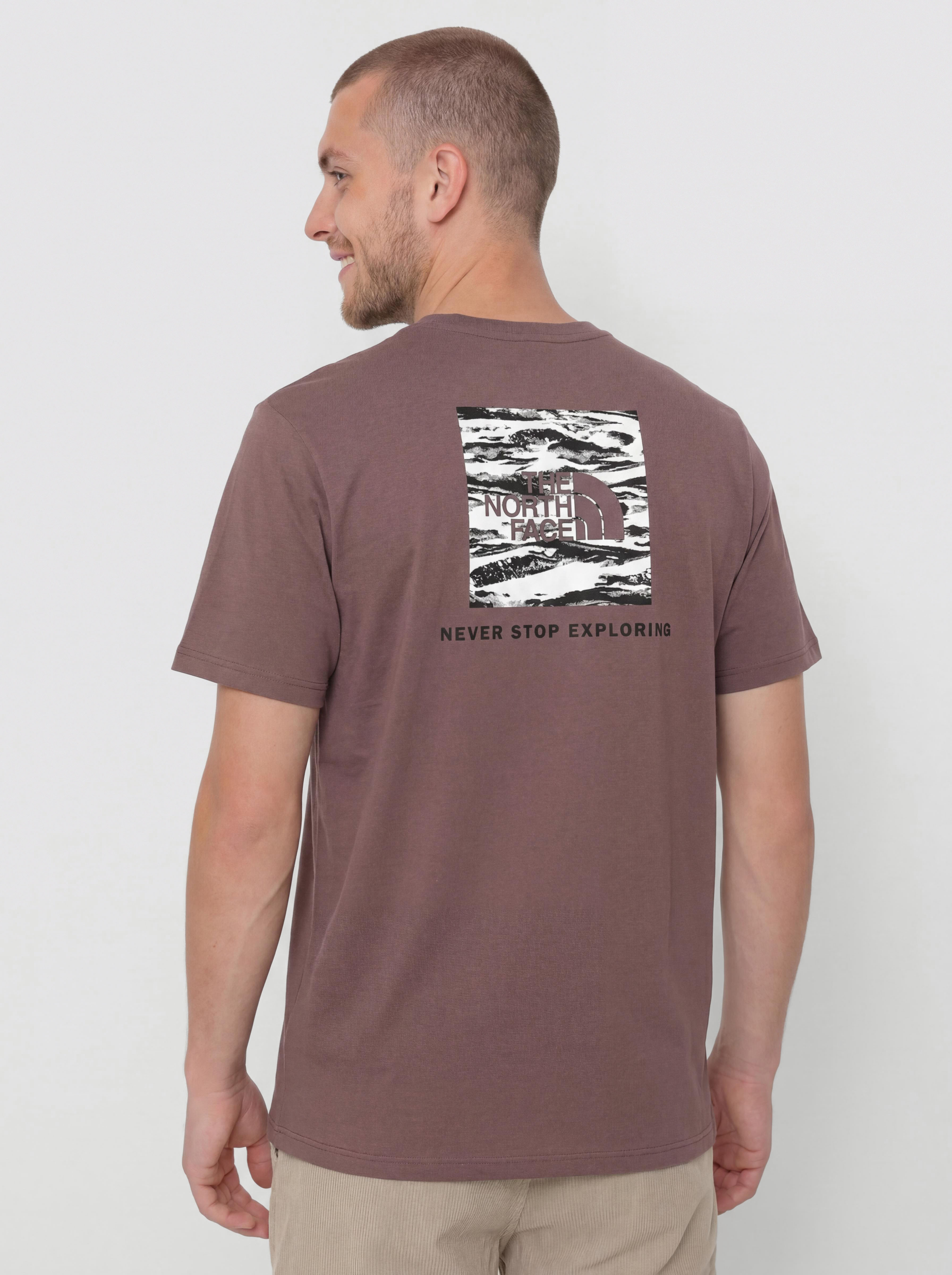 Tricou The North Face Box Nse Edge Of Light Infill Relaxed (tawny quartz/tnf black)