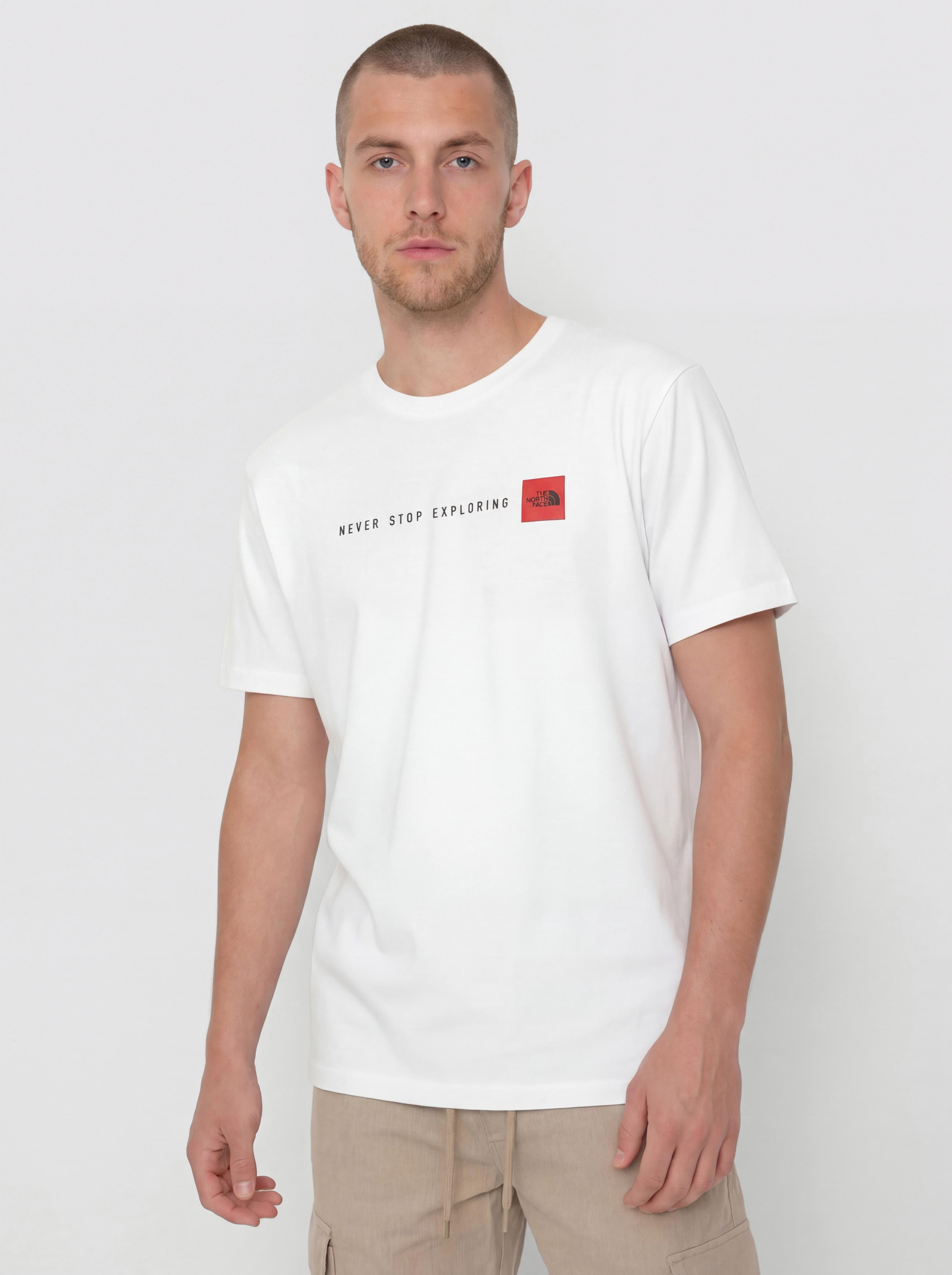 Tricou The North Face Never Stop Exploring (tnf white)