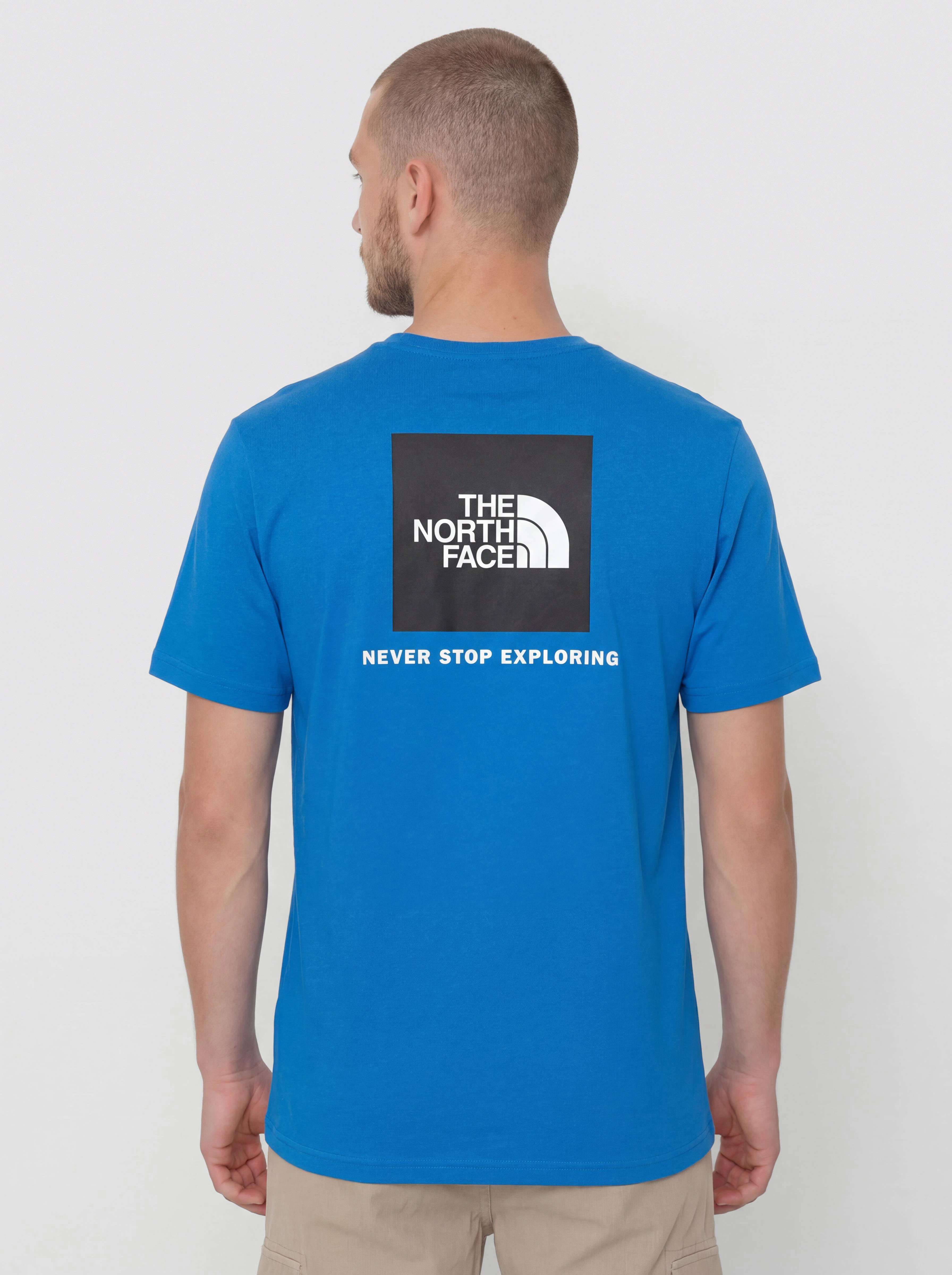 Tricou The North Face Box Nse (hero blue/tnf black)