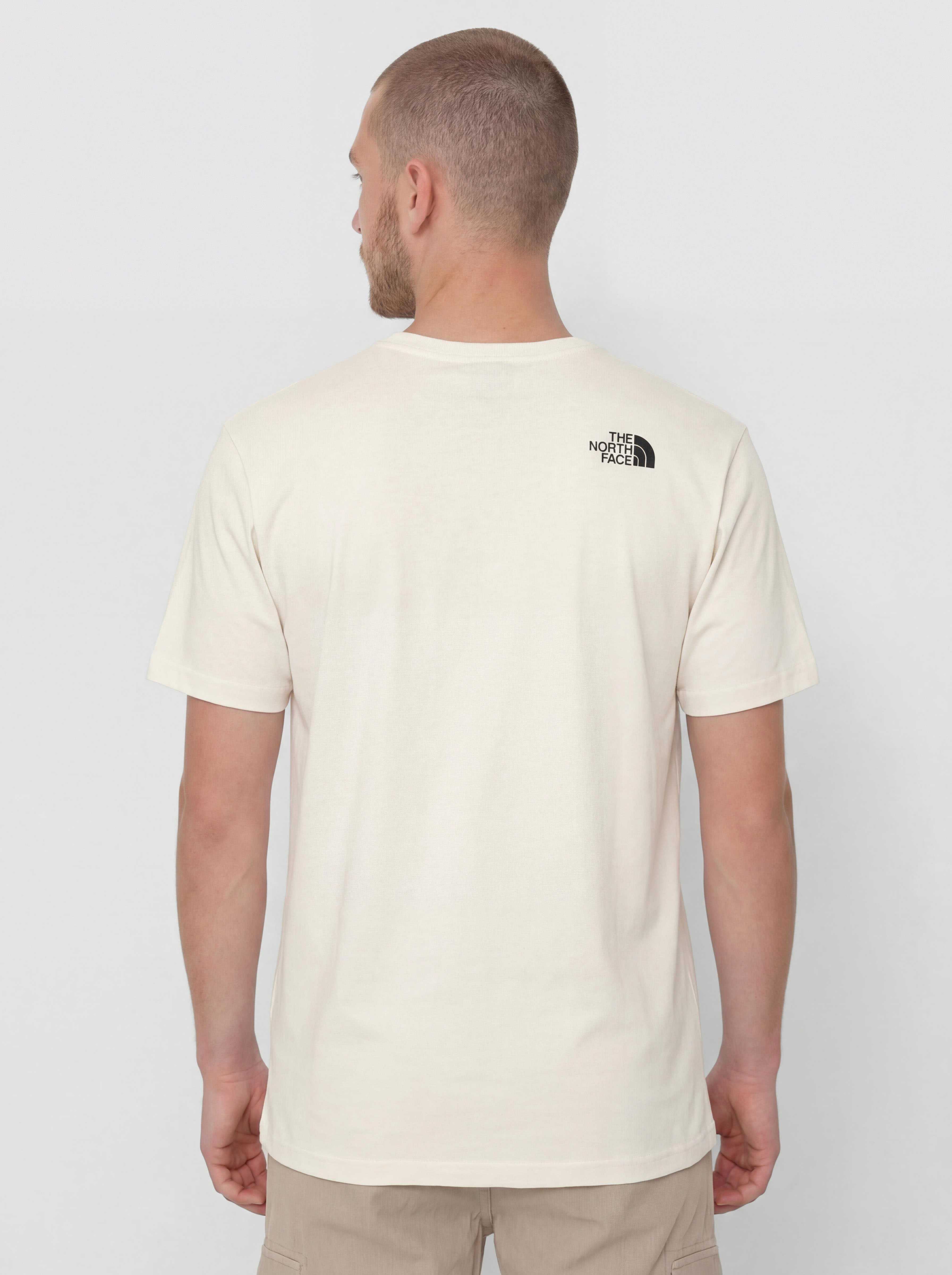Tricou The North Face Icon Mountain Relaxed (white dune)