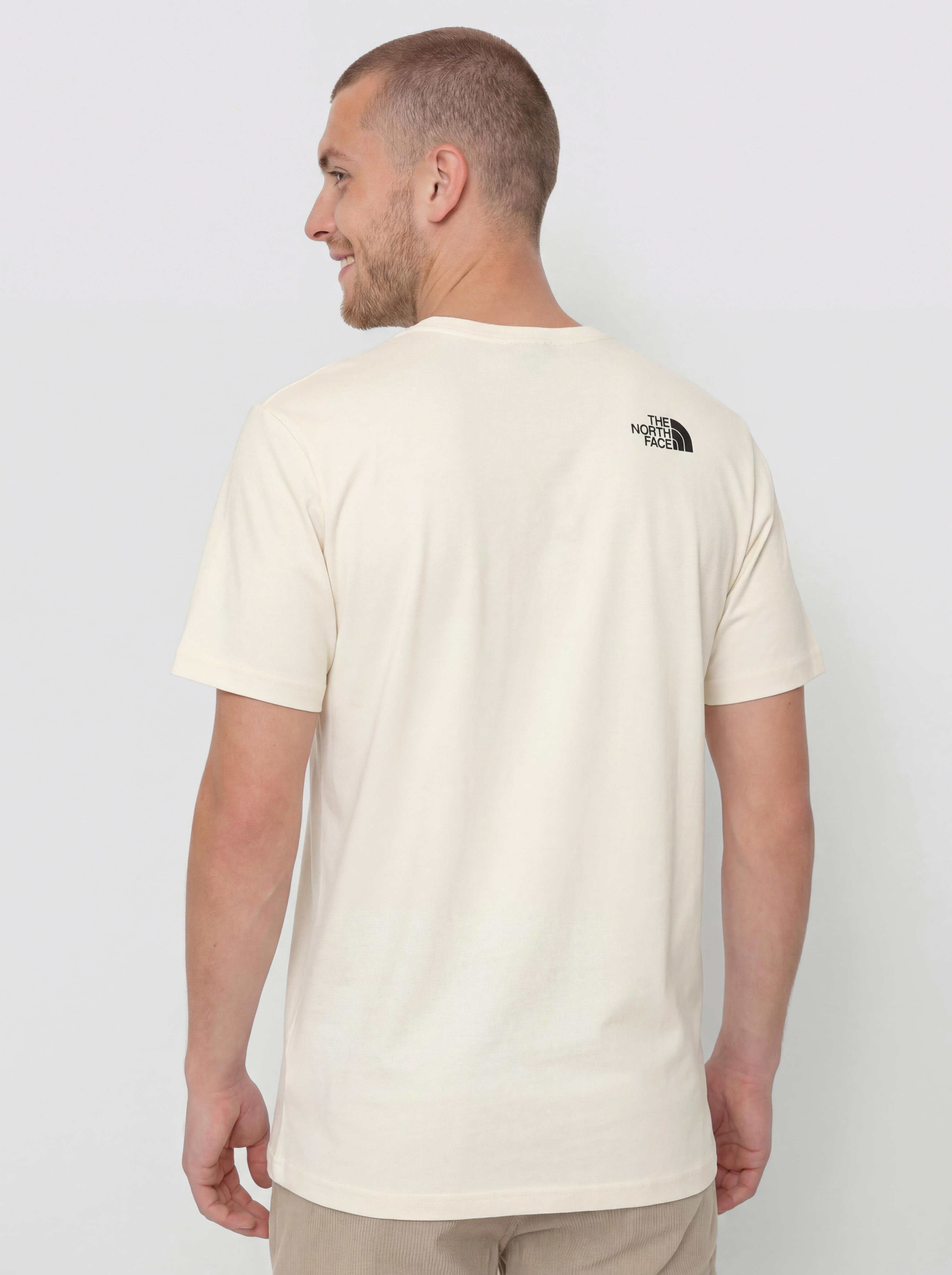 Tricou The North Face Icon Mountain Relaxed (white dune)