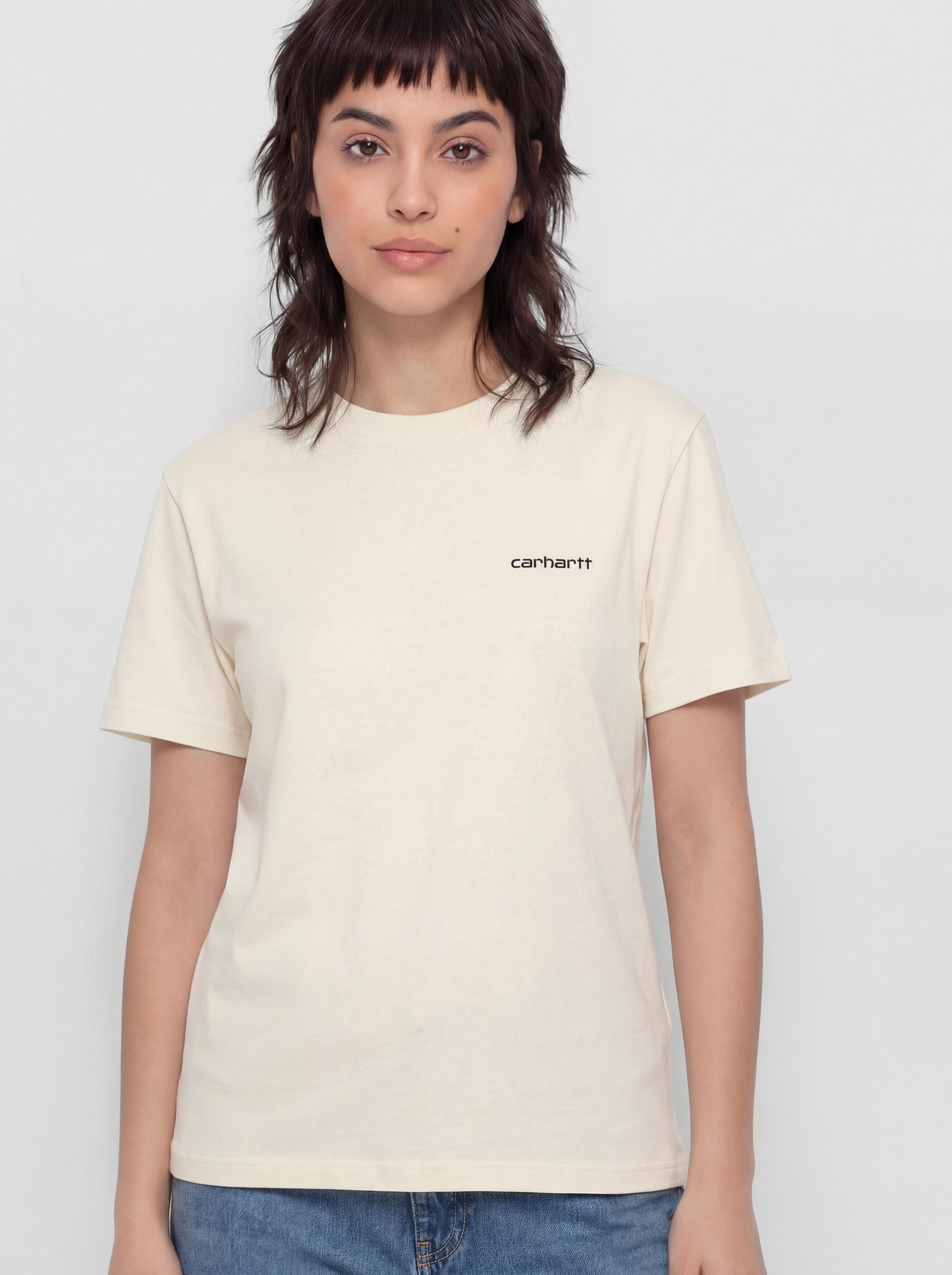 Tricou Carhartt WIP Script Embroidery Wmn (cinnerus/cozy purple)