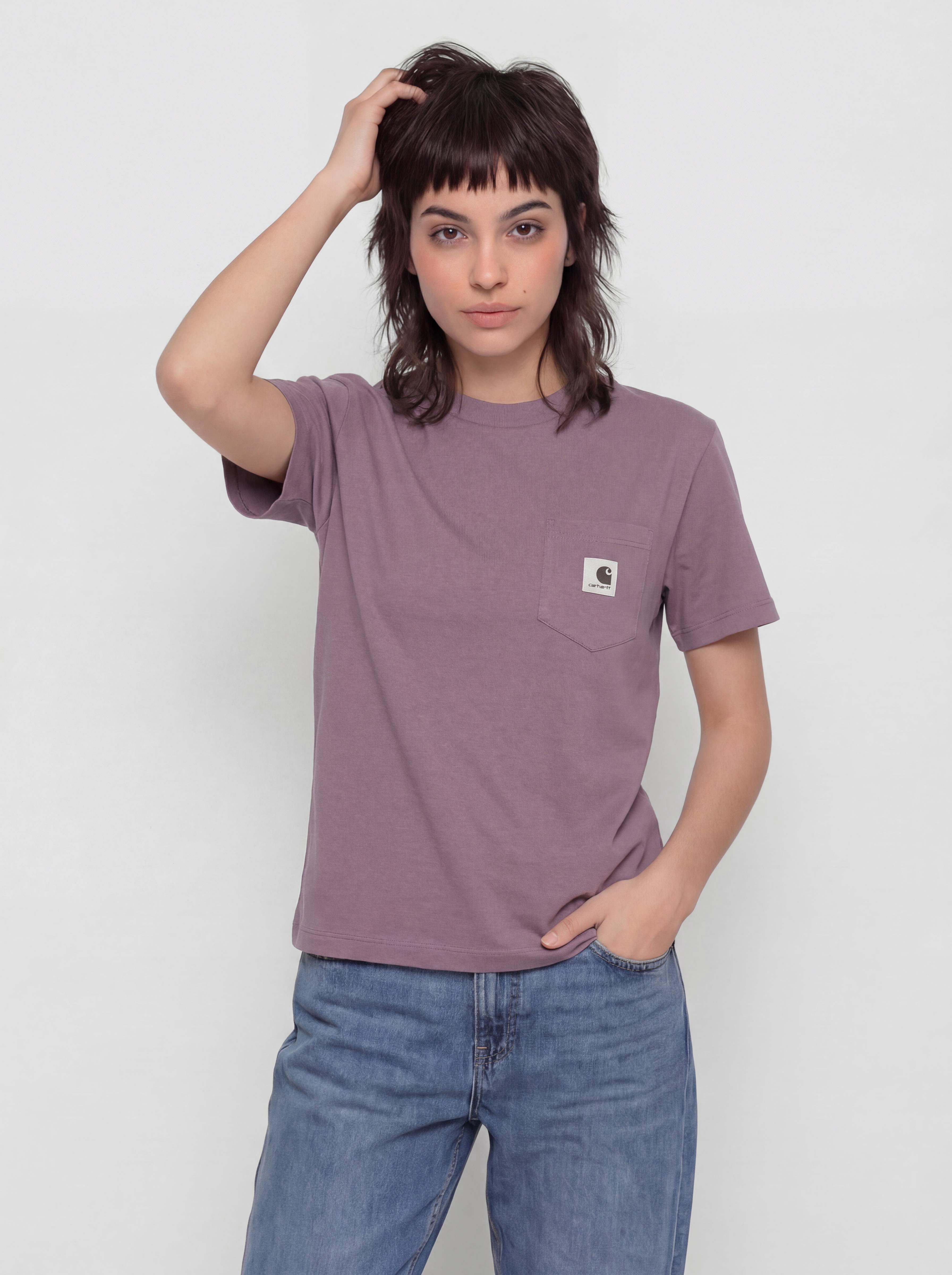 Tricou Carhartt WIP Pocket Wmn (phlox)