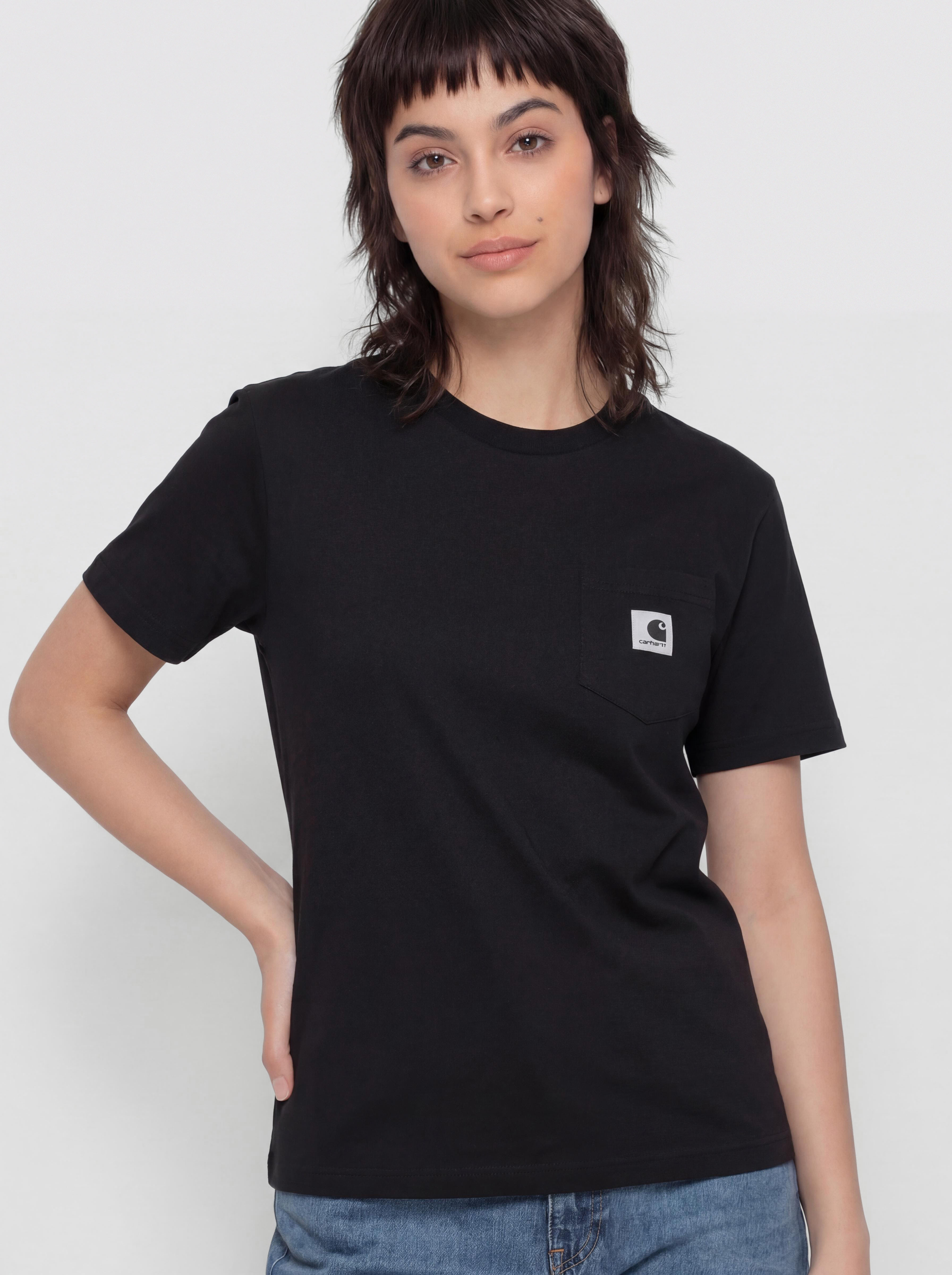 Tricou Carhartt WIP Pocket Wmn (black)