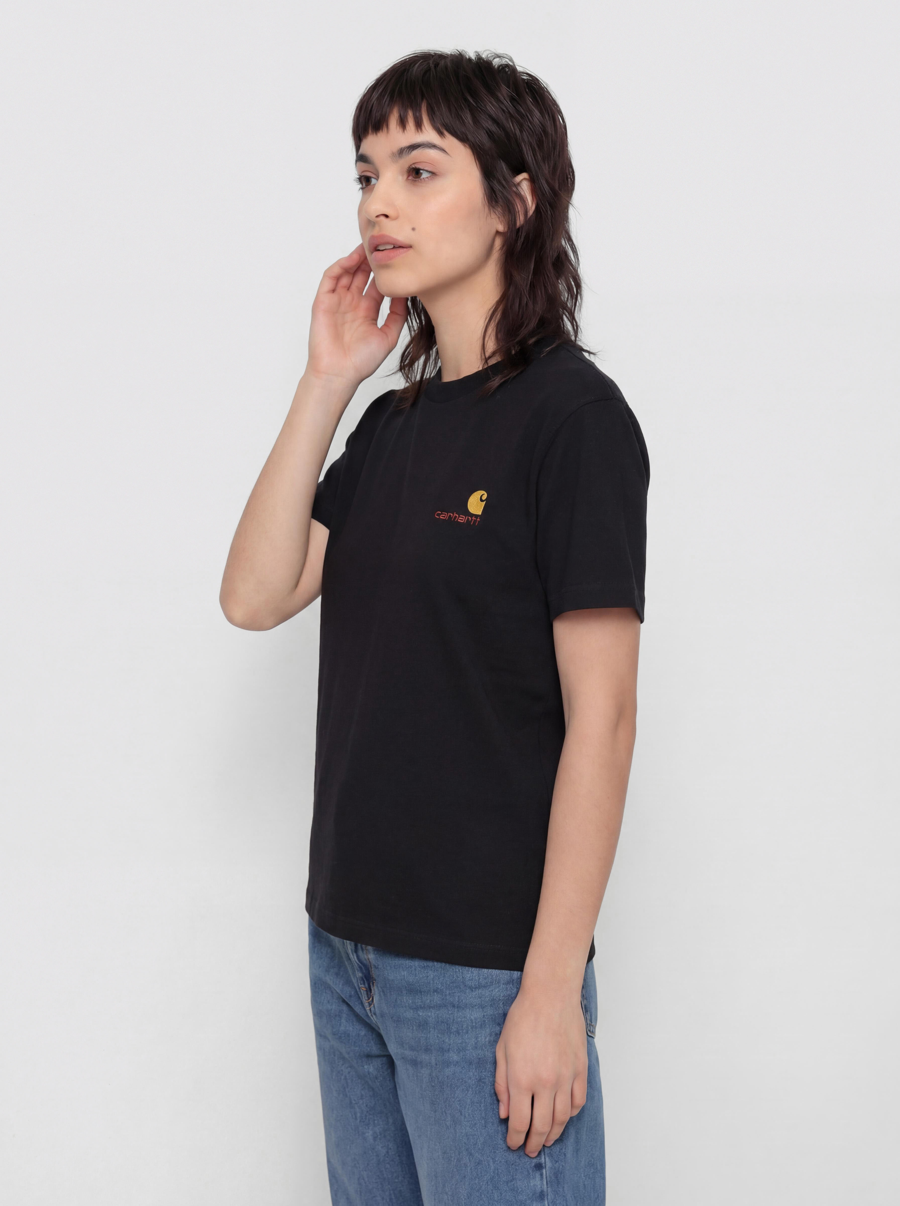 Tricou Carhartt WIP American Script Wmn (black)