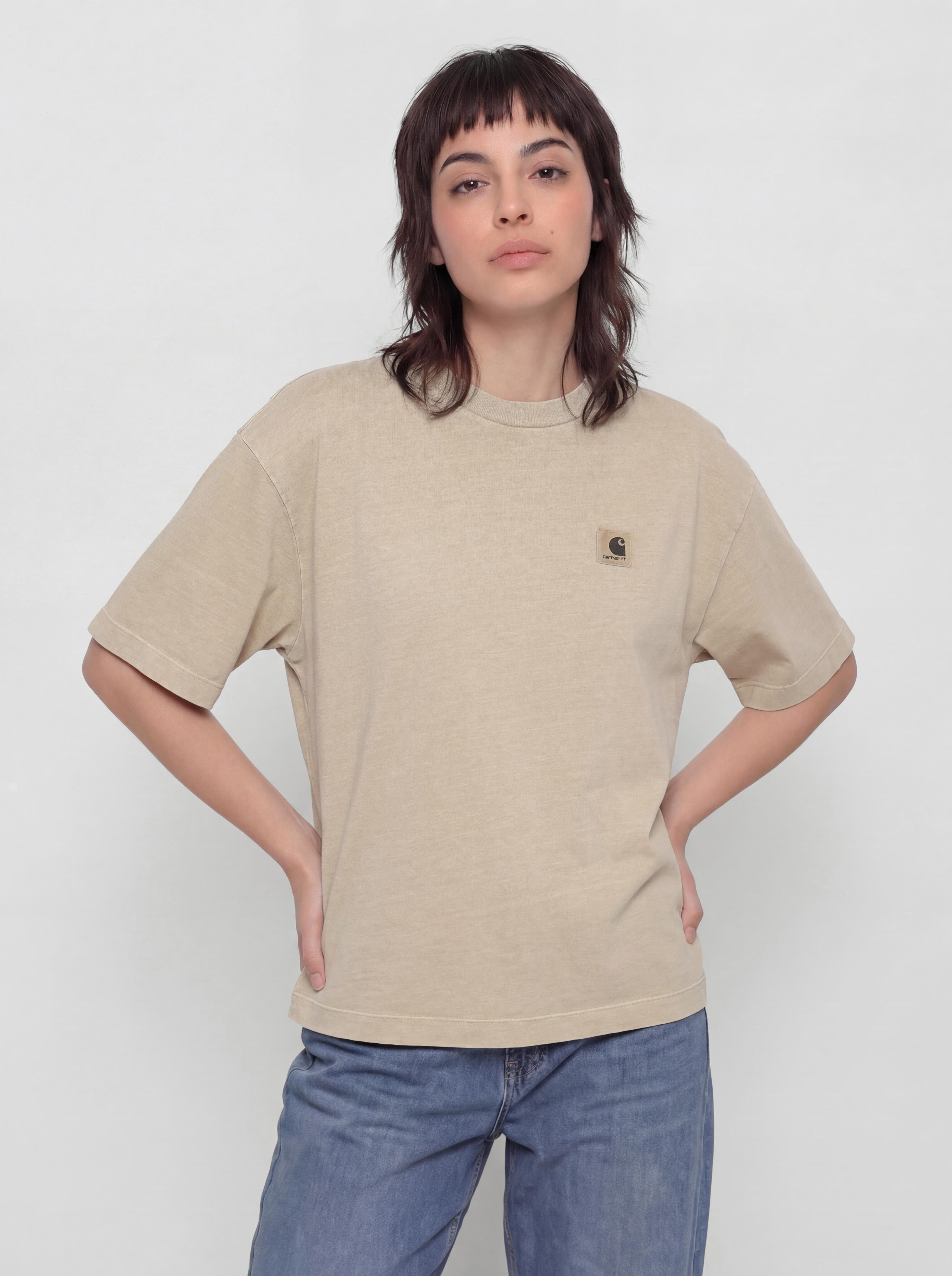 Tricou Carhartt WIP Nelson Wmn (fleur de sel)