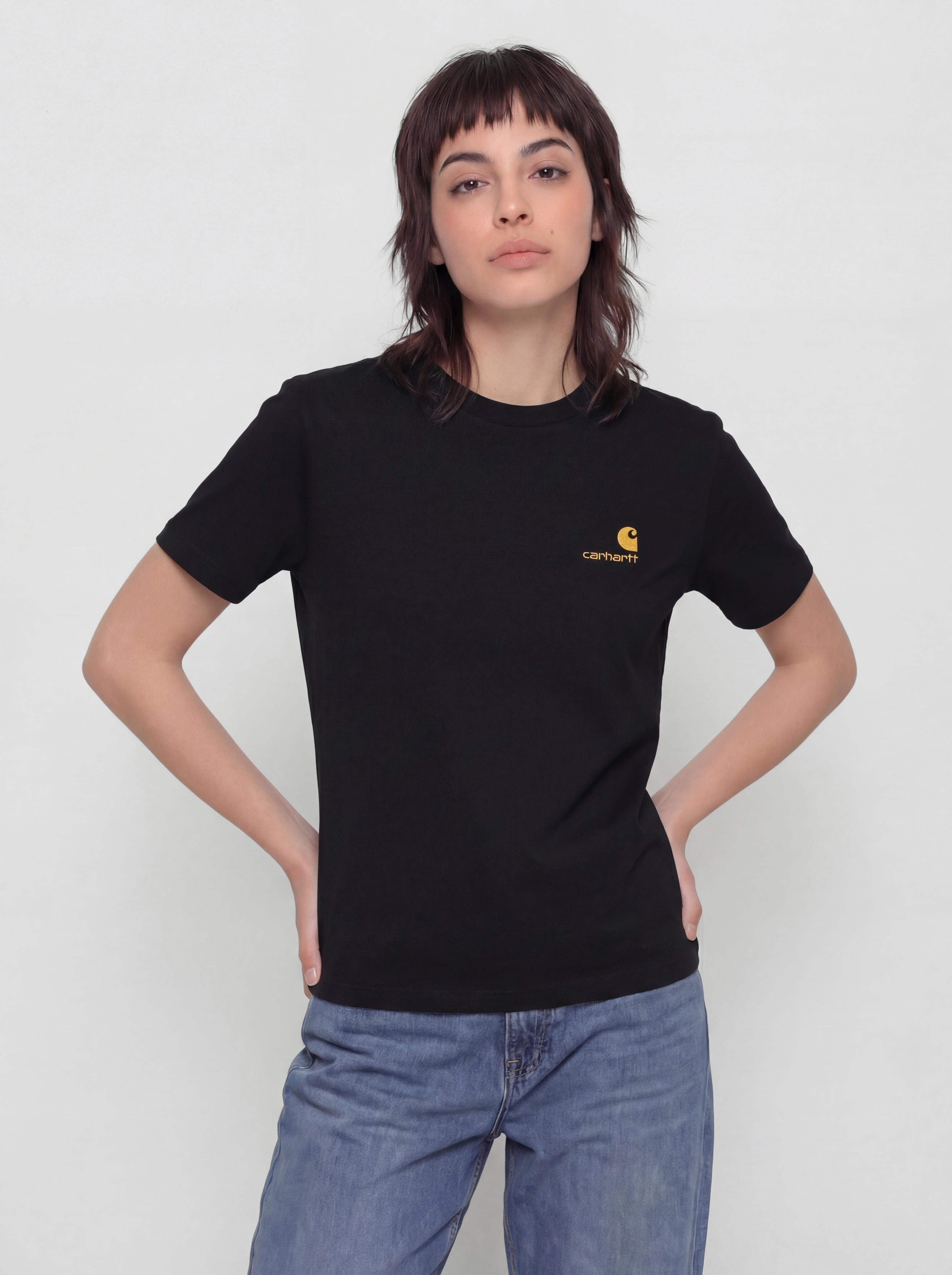 Tricou Carhartt WIP American Script Wmn (black)