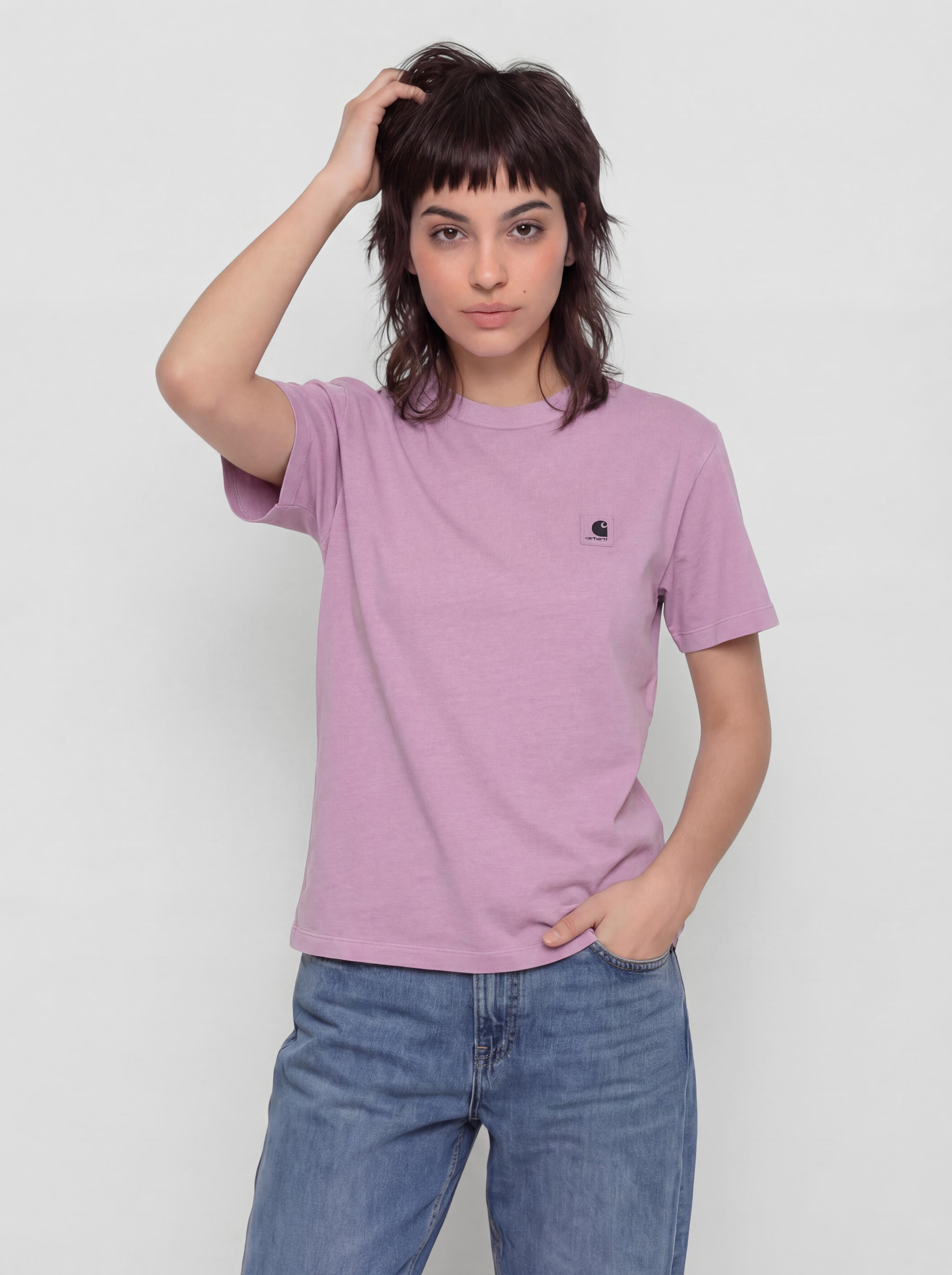 Tricou Carhartt WIP Nelson Wmn (gentle purple)