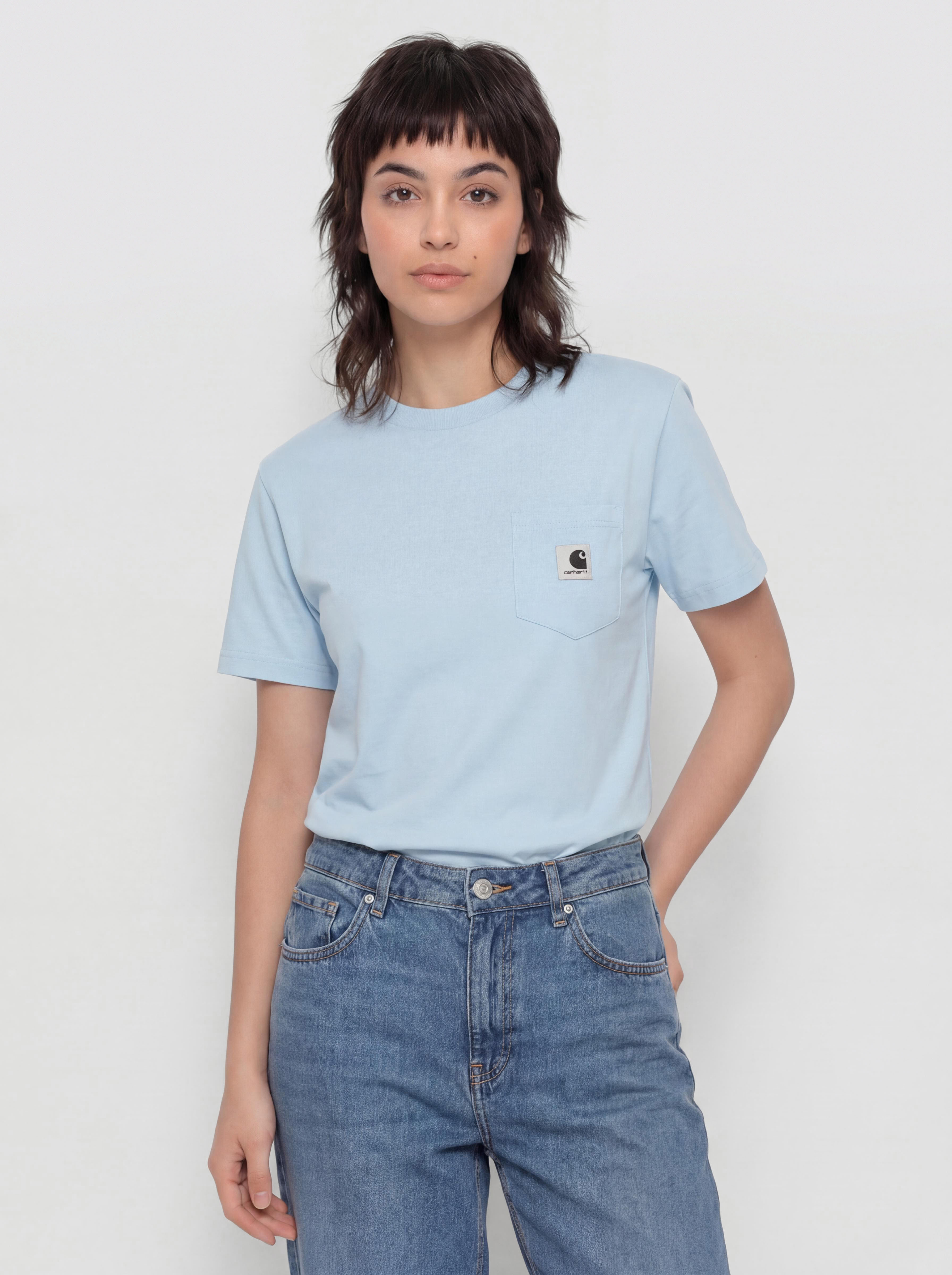 Tricou Carhartt WIP Pocket Wmn (icaria)