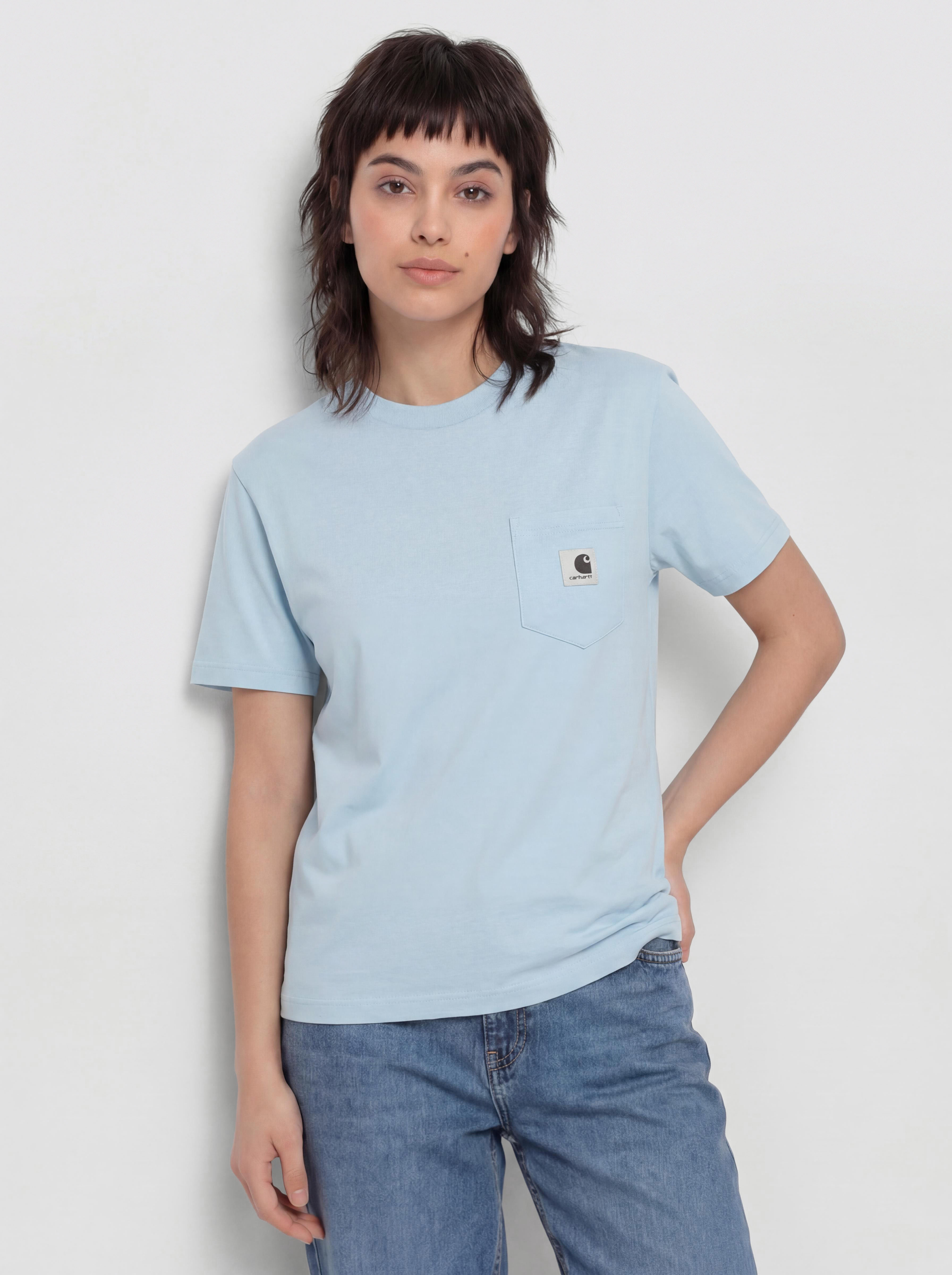 Tricou Carhartt WIP Pocket Wmn (icaria)