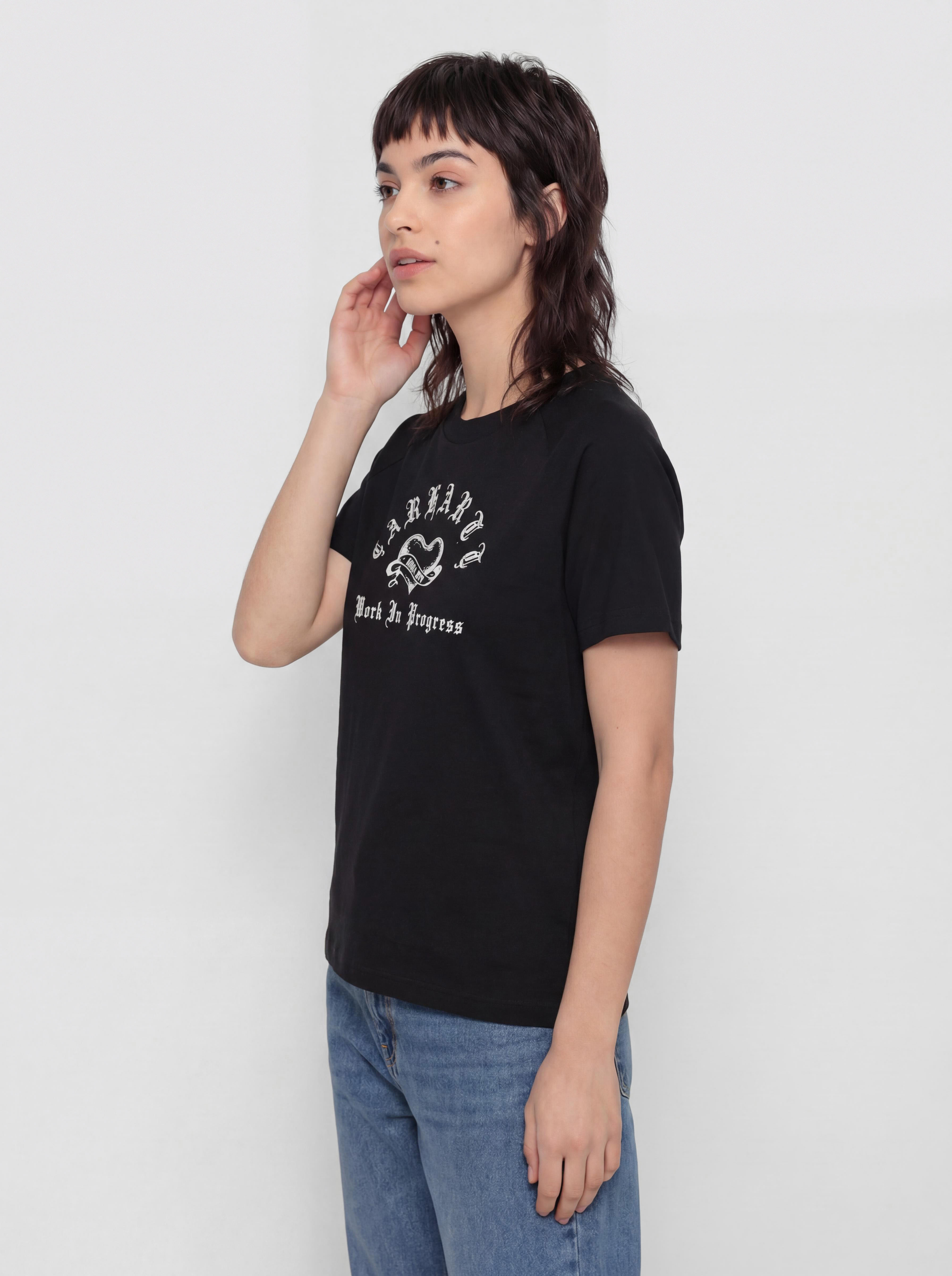 Tricou Carhartt WIP Honest Work Wmn (black/white)