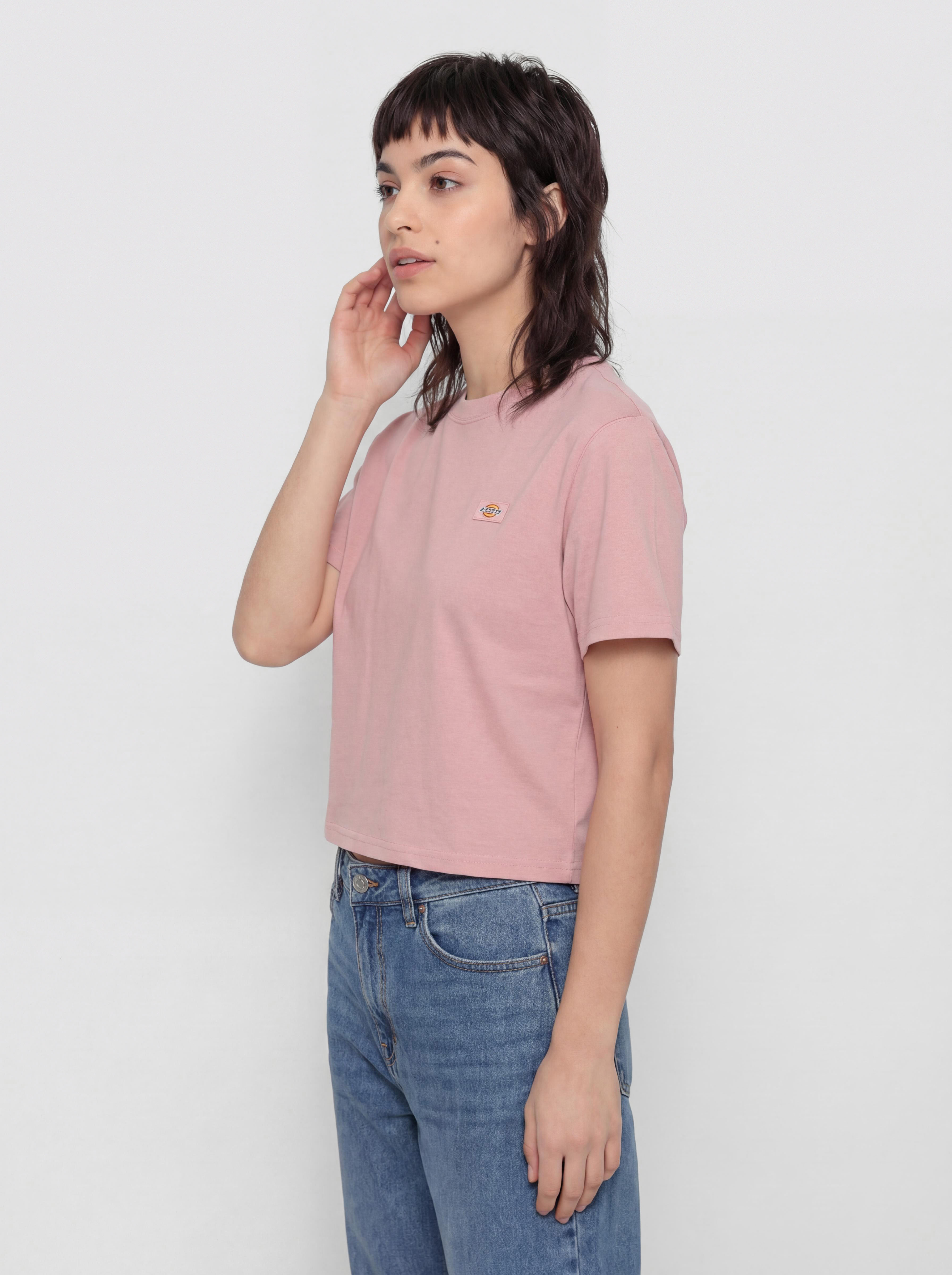 Tricou Dickies Oakport Boxy Wmn (bridal rose)