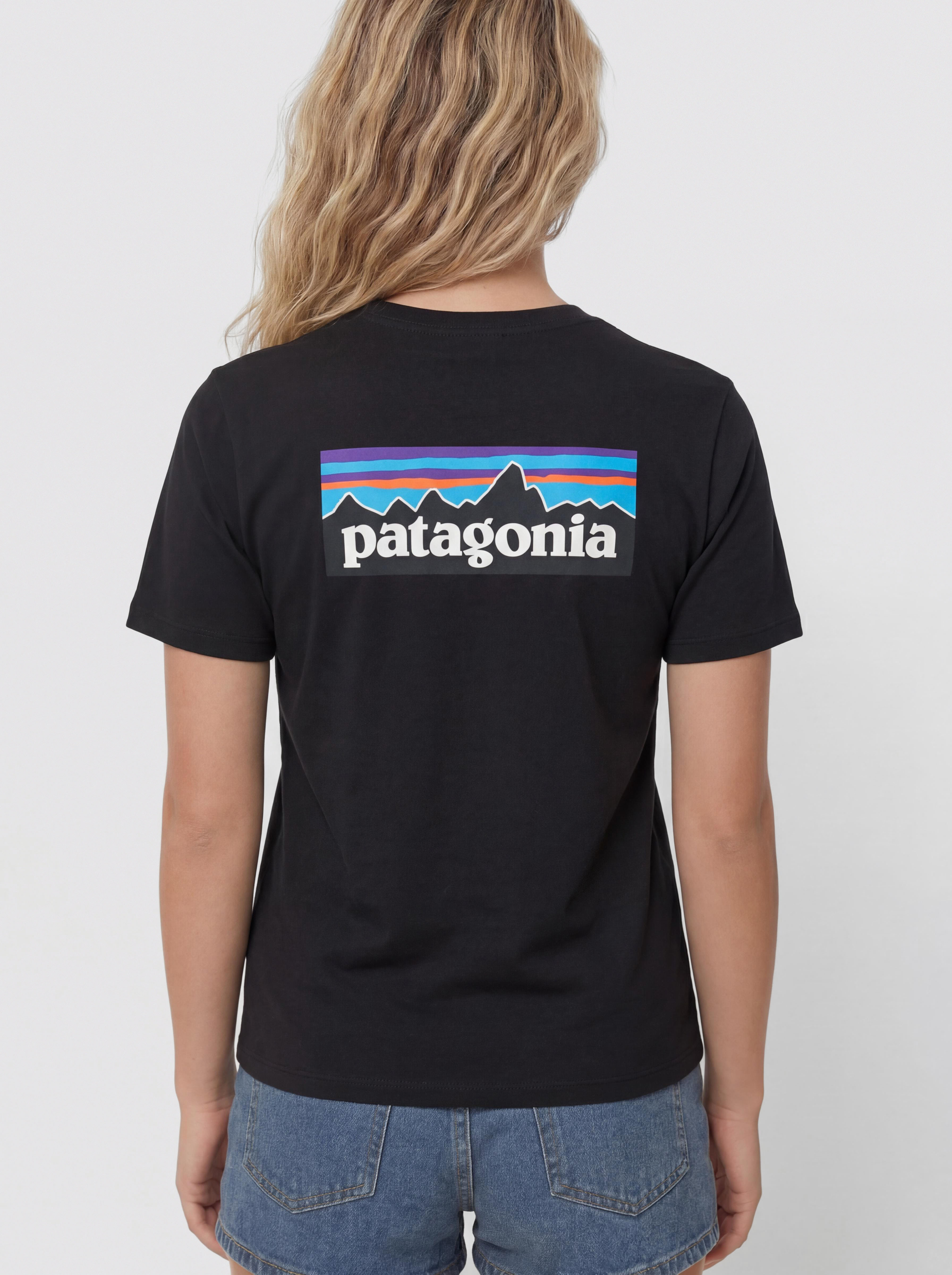 Tricou Patagonia P 6 Logo Responsibili Wmn (black)
