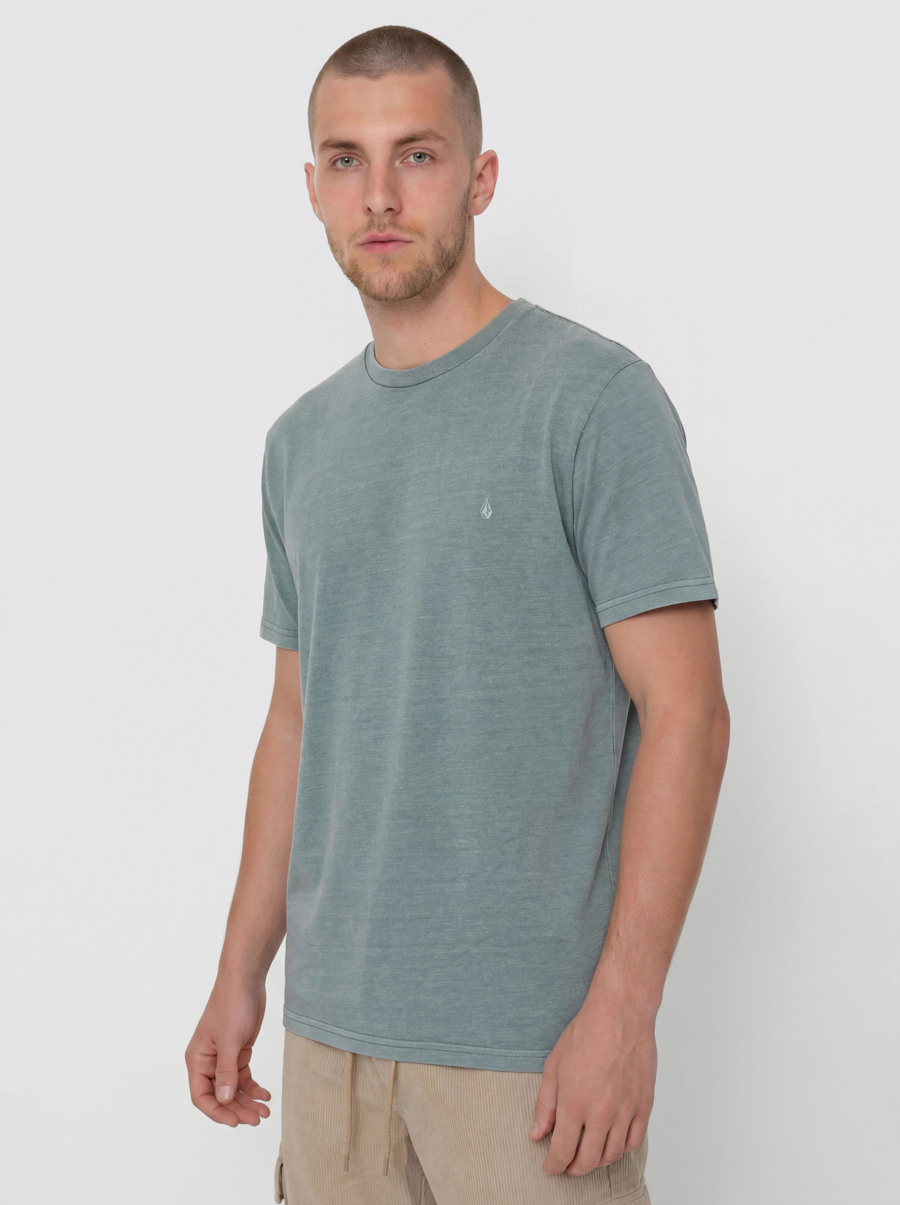 Tricou Volcom Solid Stone Emb (tradewinds)