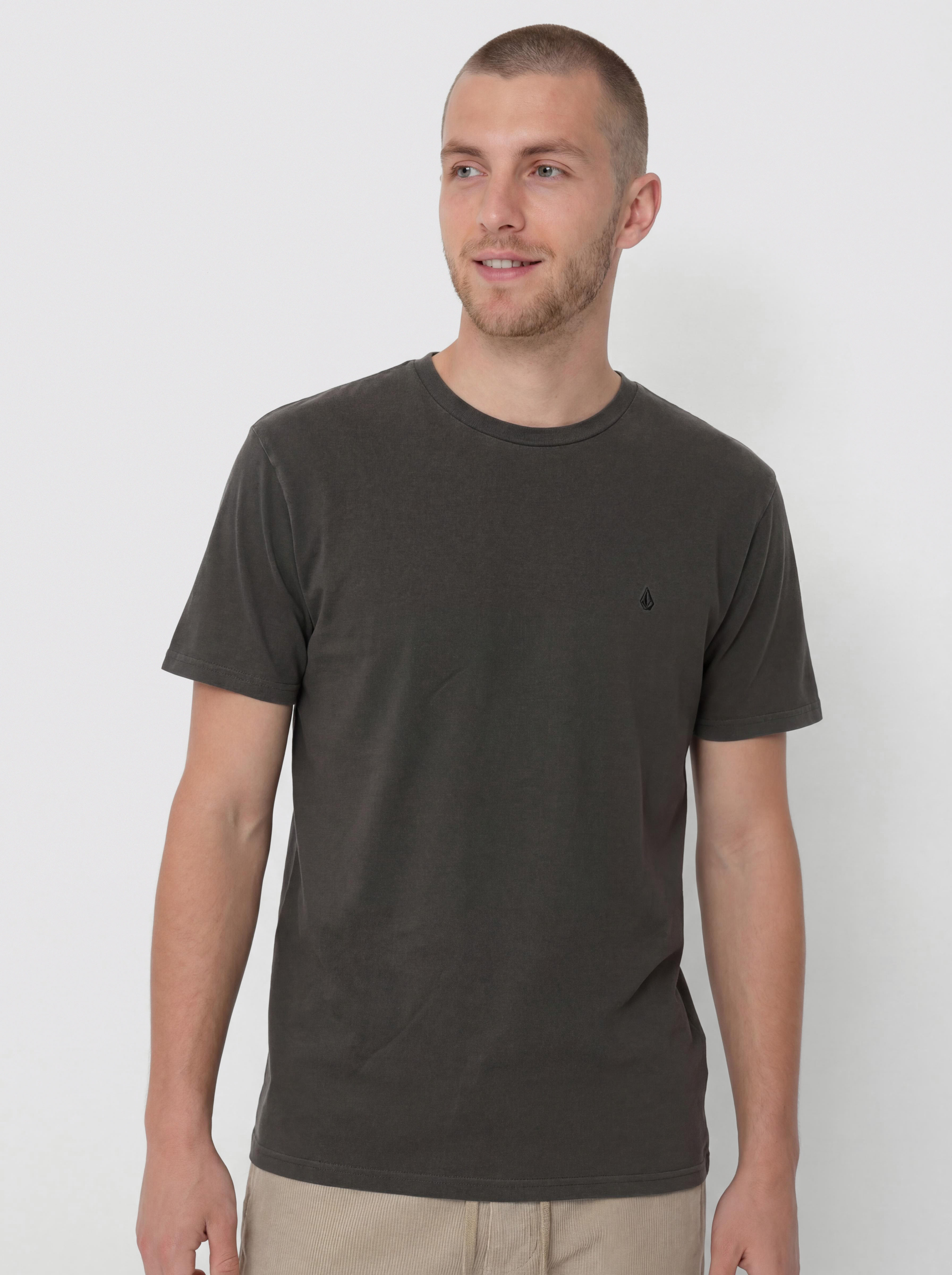 Tricou Volcom Solid Stone Emb (black)