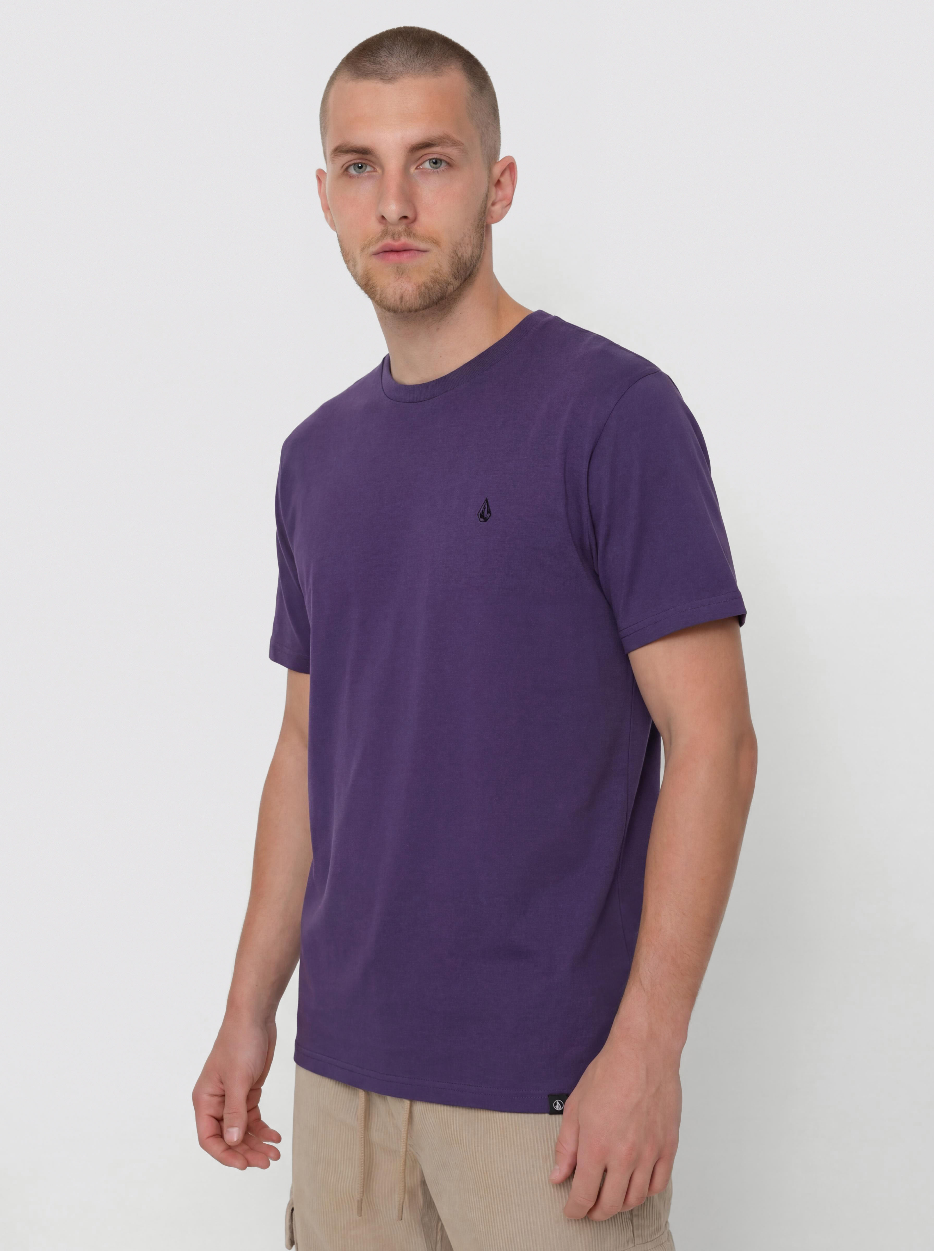 Tricou Volcom Solid Stone Emb (dark purple)