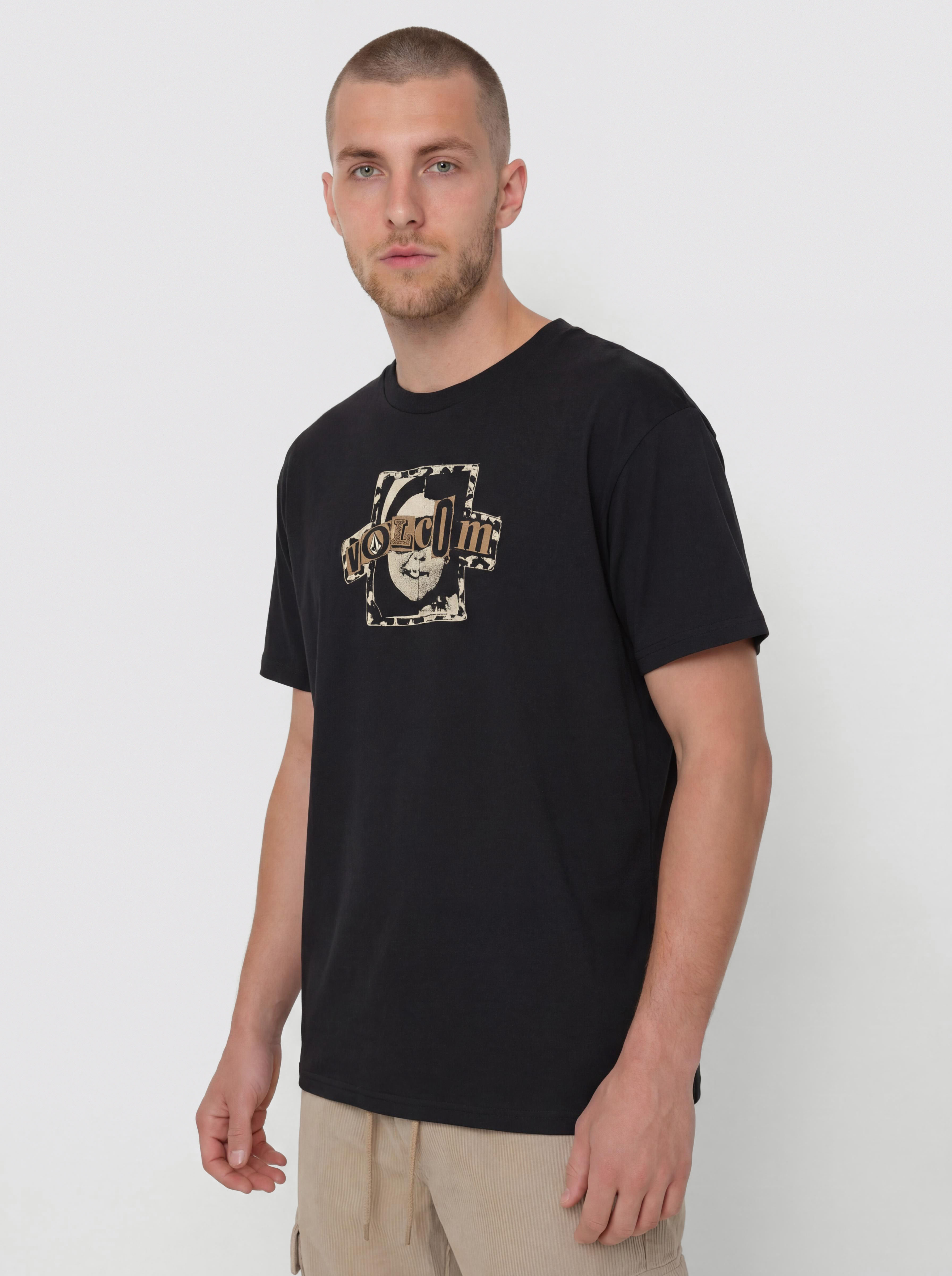 Tricou Volcom Sneer (antique black)
