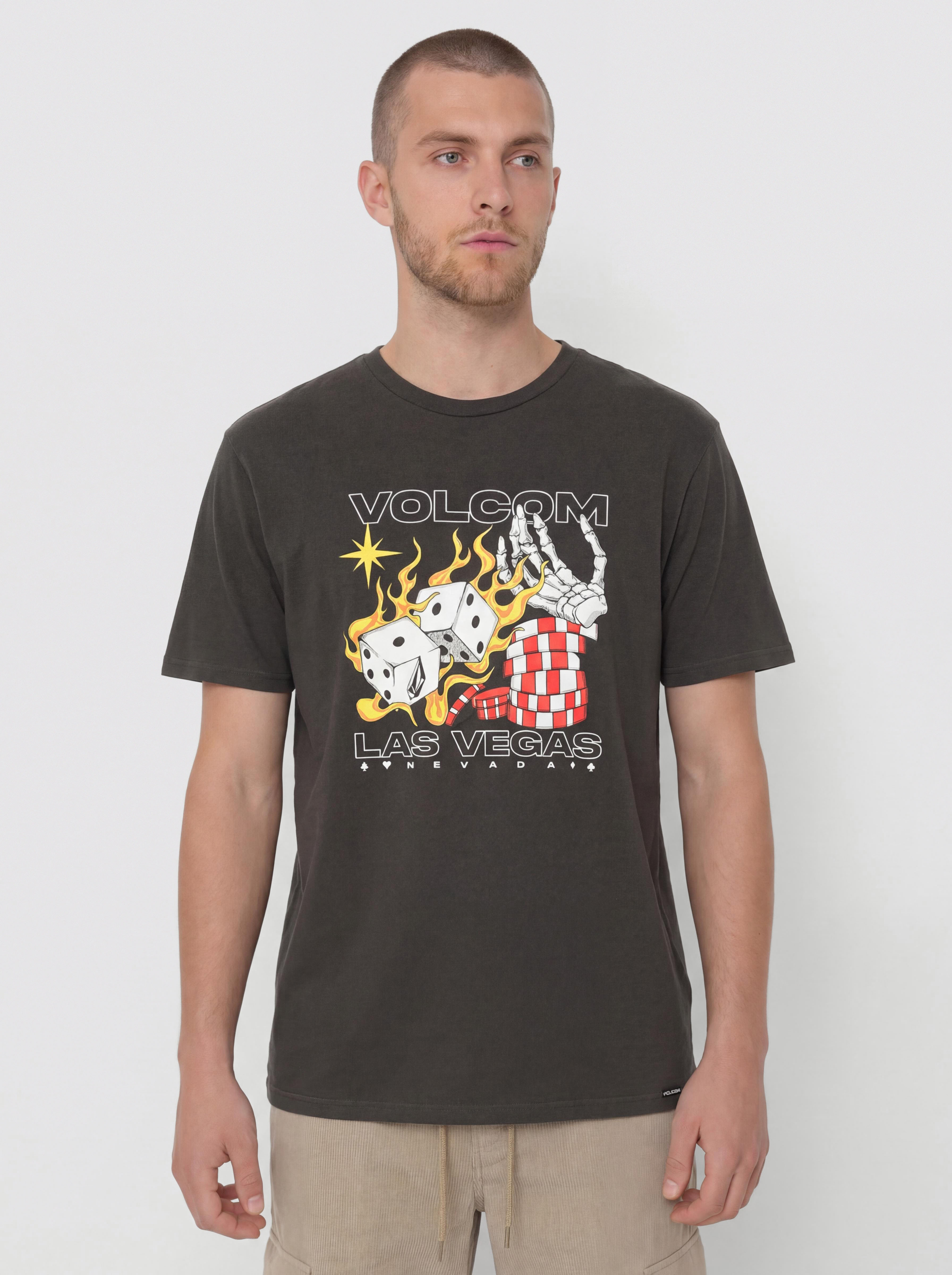 Tricou Volcom Pass Line Pw (black)