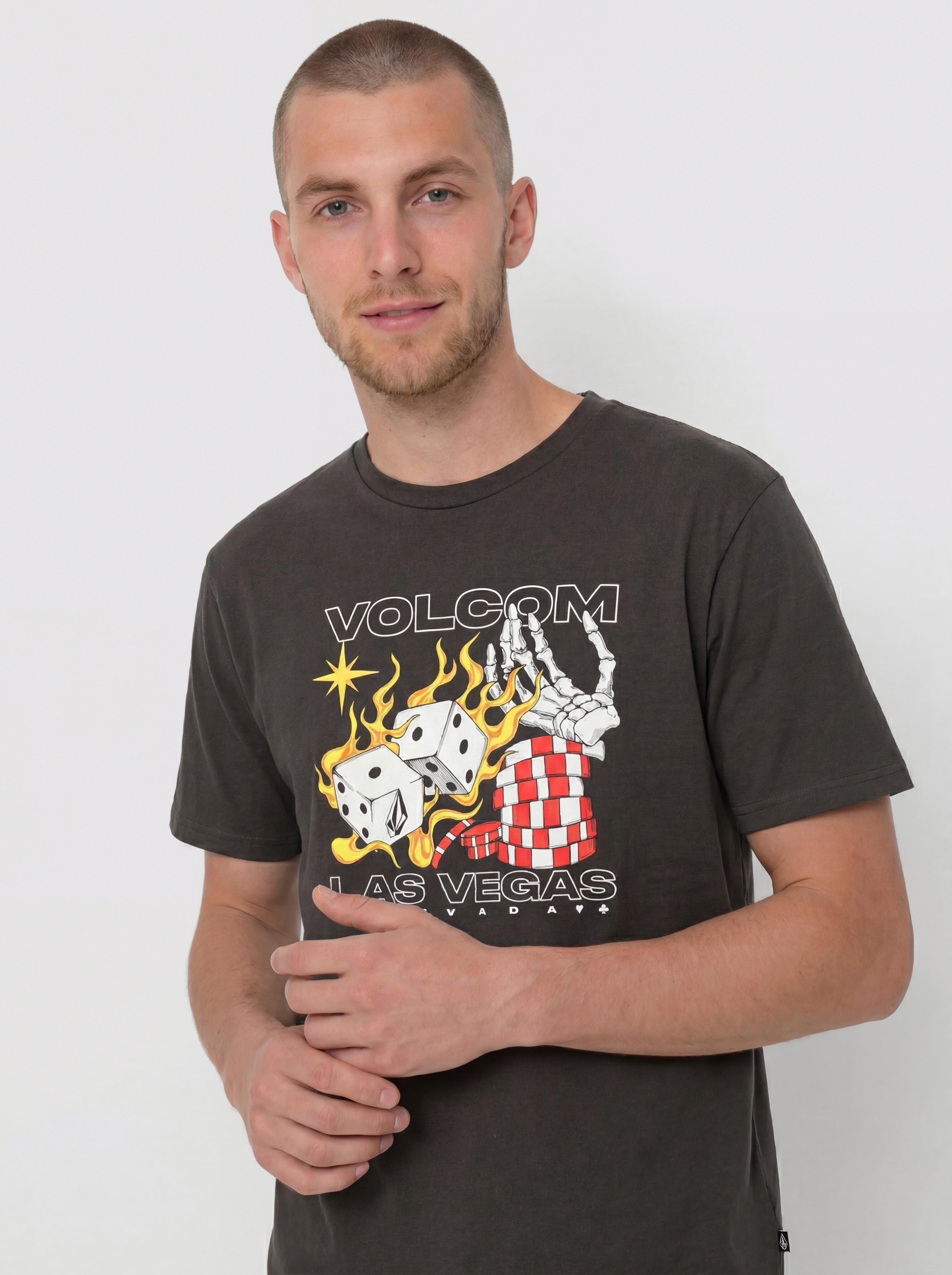 Tricou Volcom Pass Line Pw (black)