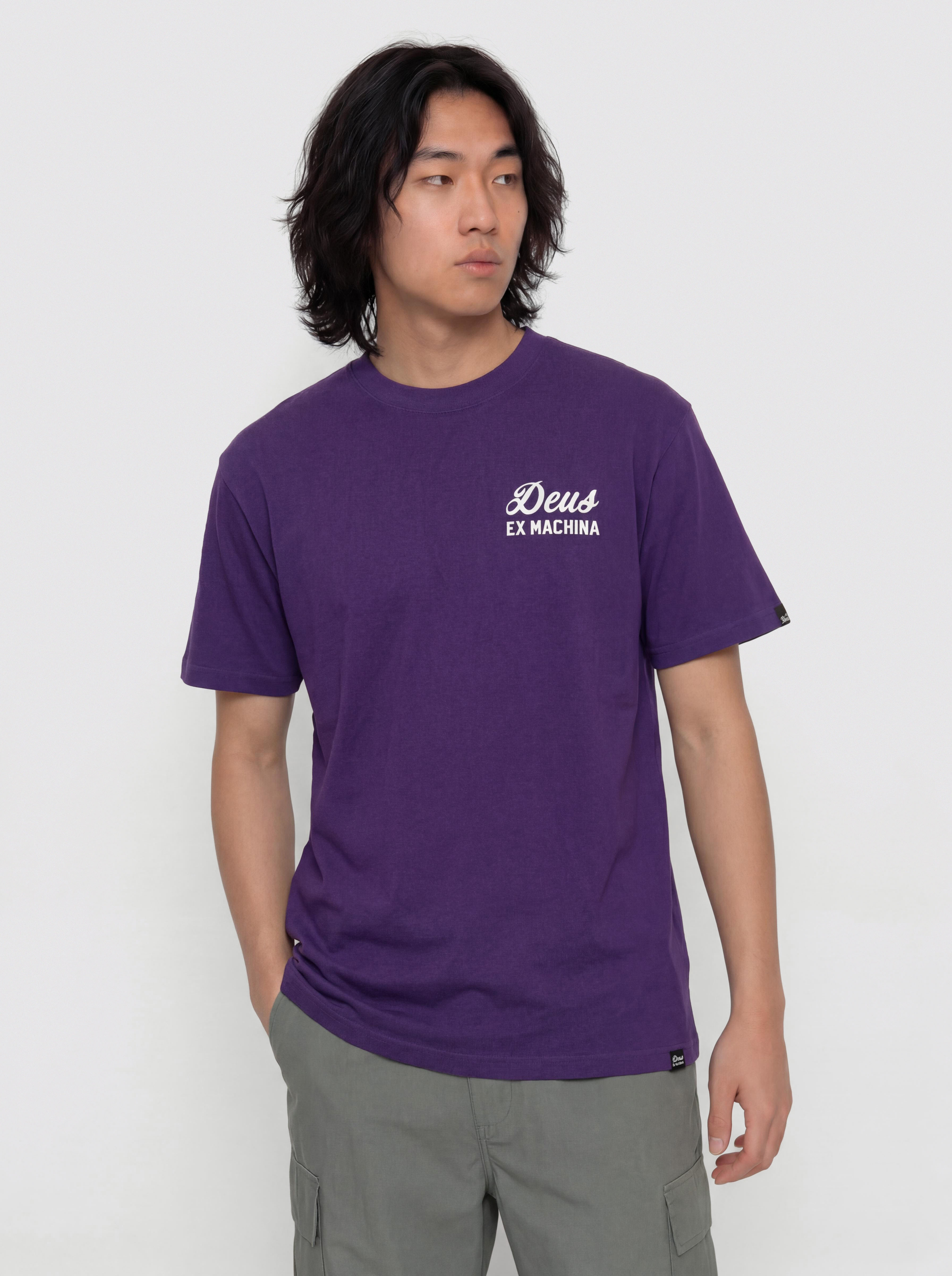 Tricou Deus Ex Machina Venice Sign (violet indigo)