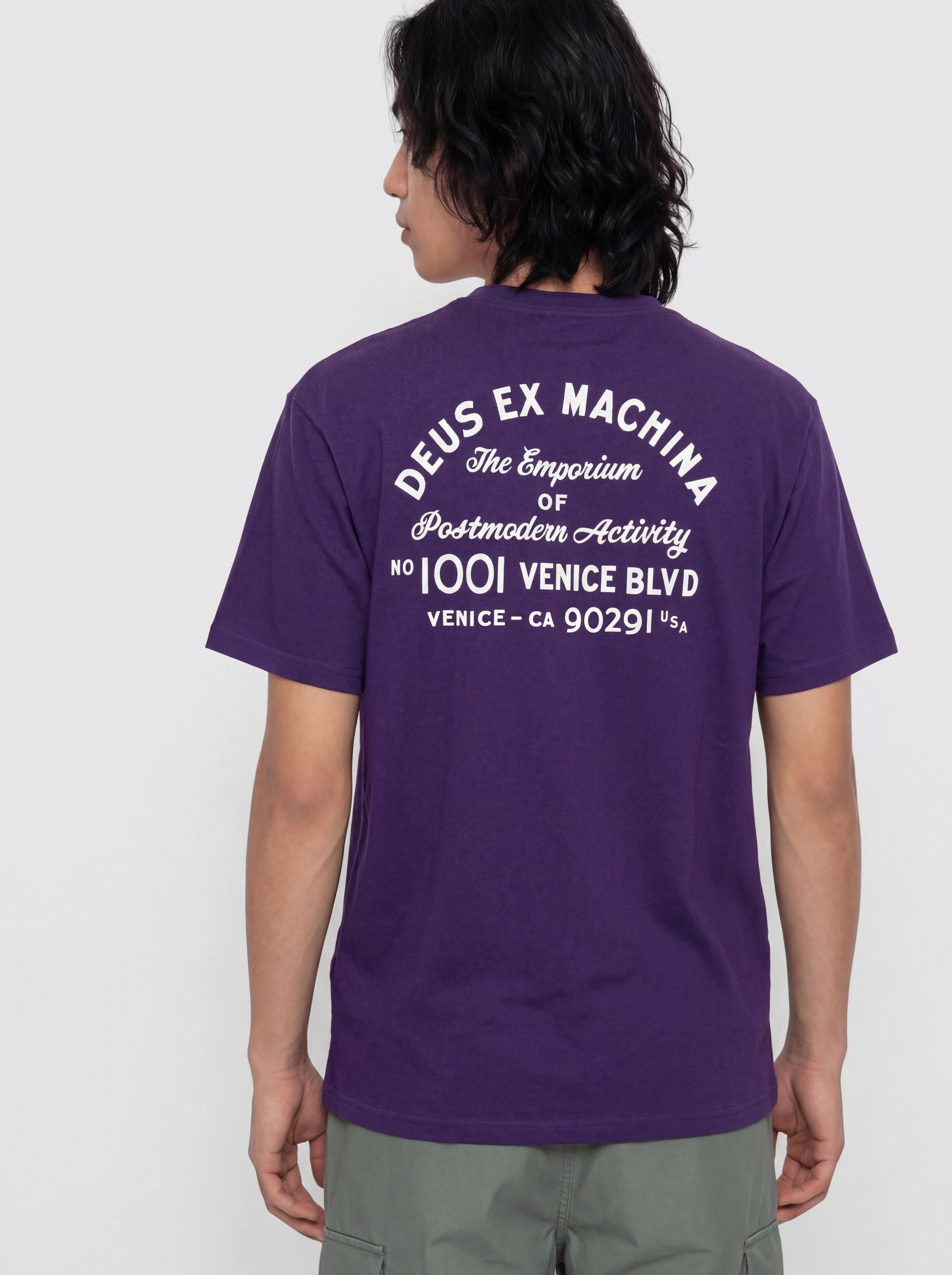 Tricou Deus Ex Machina Venice Sign (violet indigo)