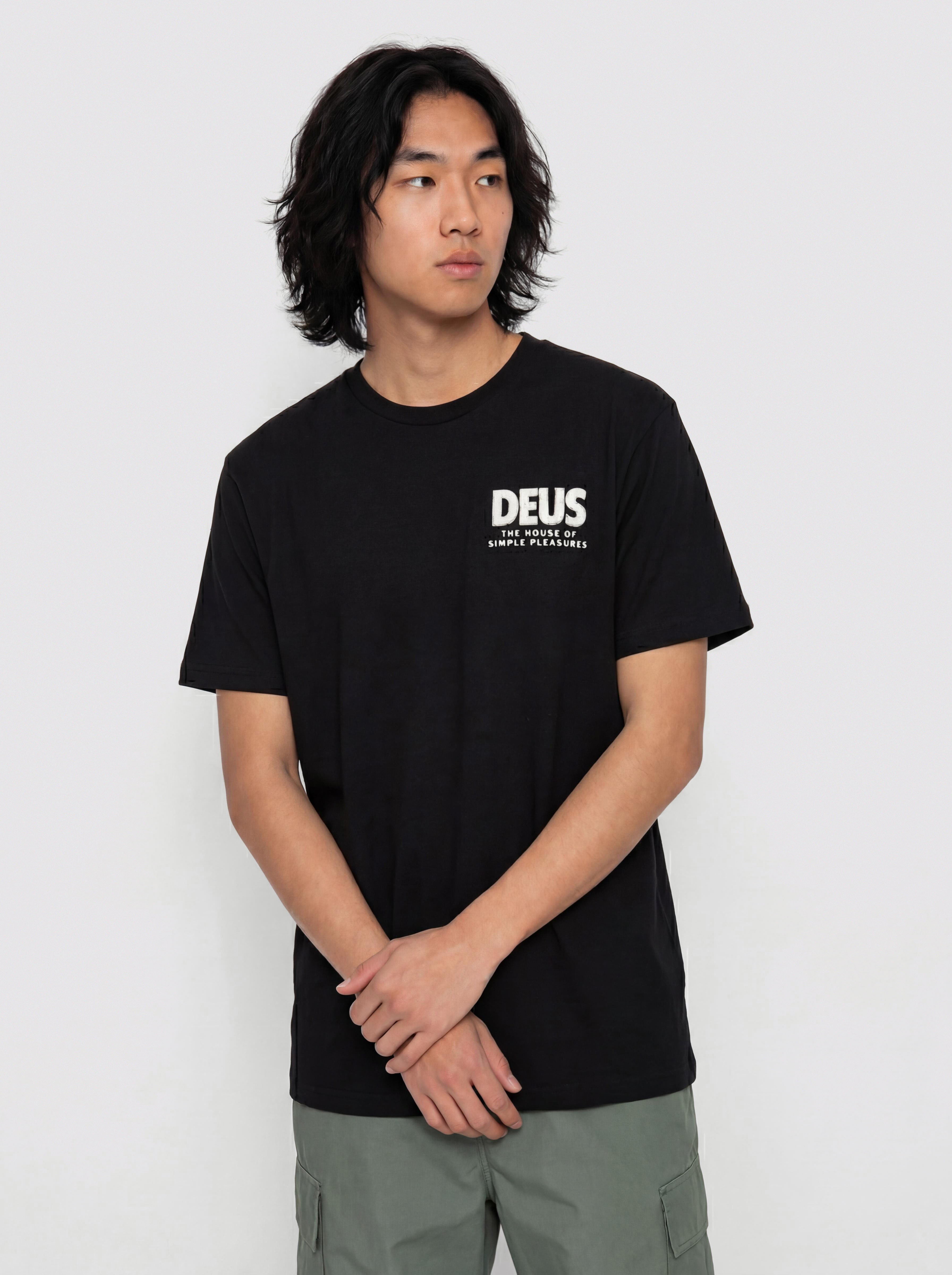 Tricou Deus Ex Machina Chromium (black)