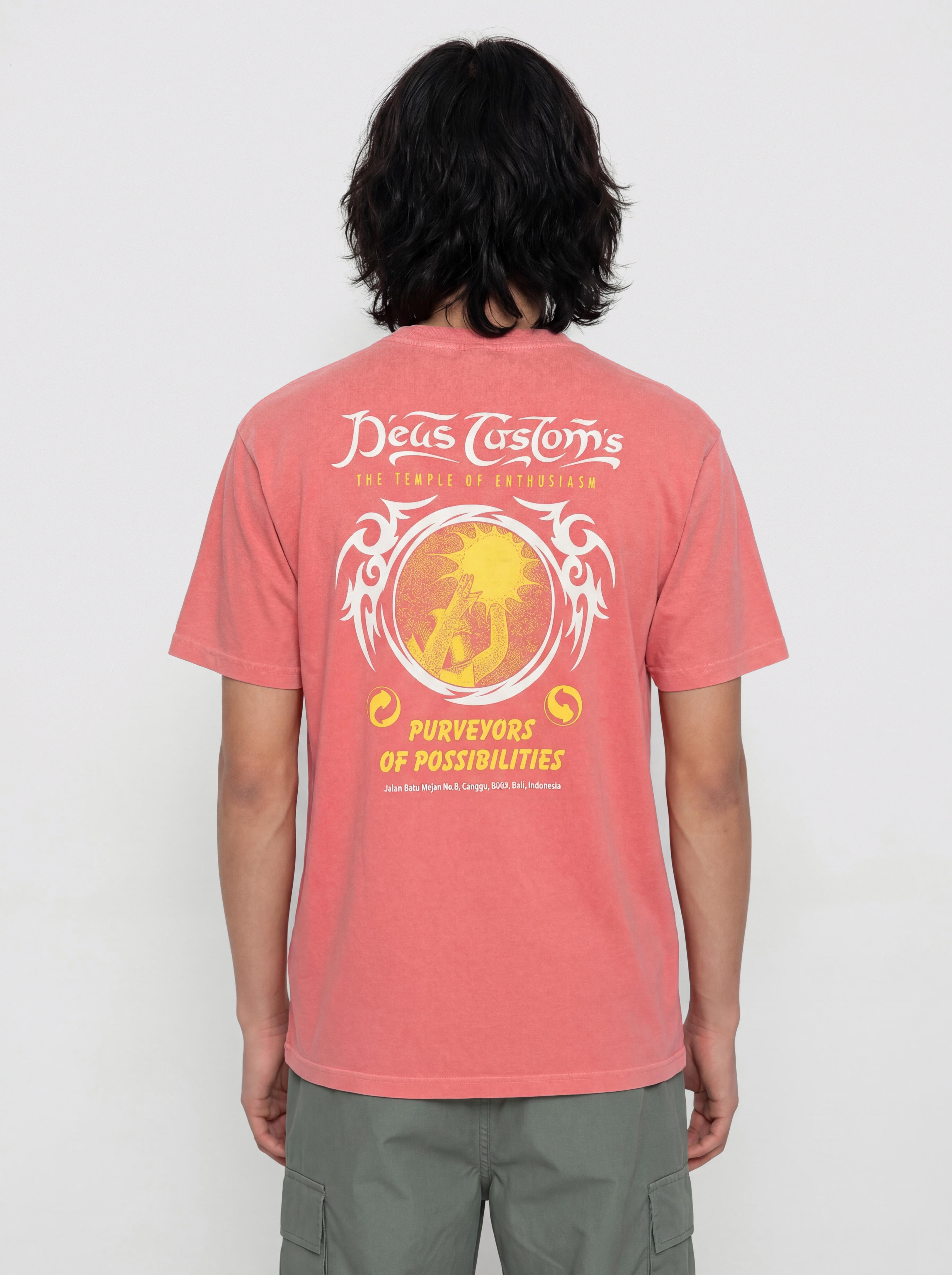 Tricou Deus Ex Machina Out Of Reach (melon red)