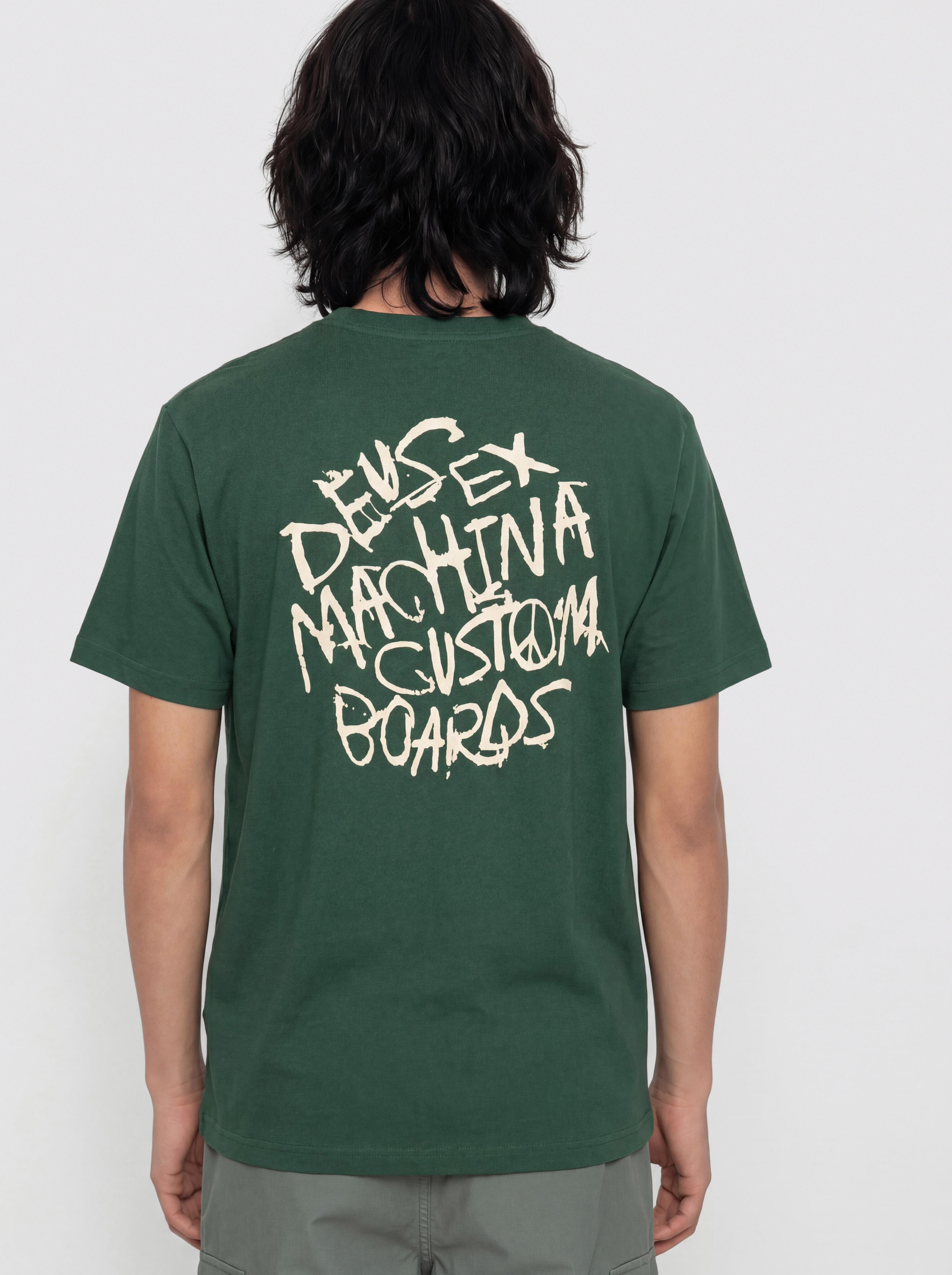 Tricou Deus Ex Machina Scrambler (hunter green)