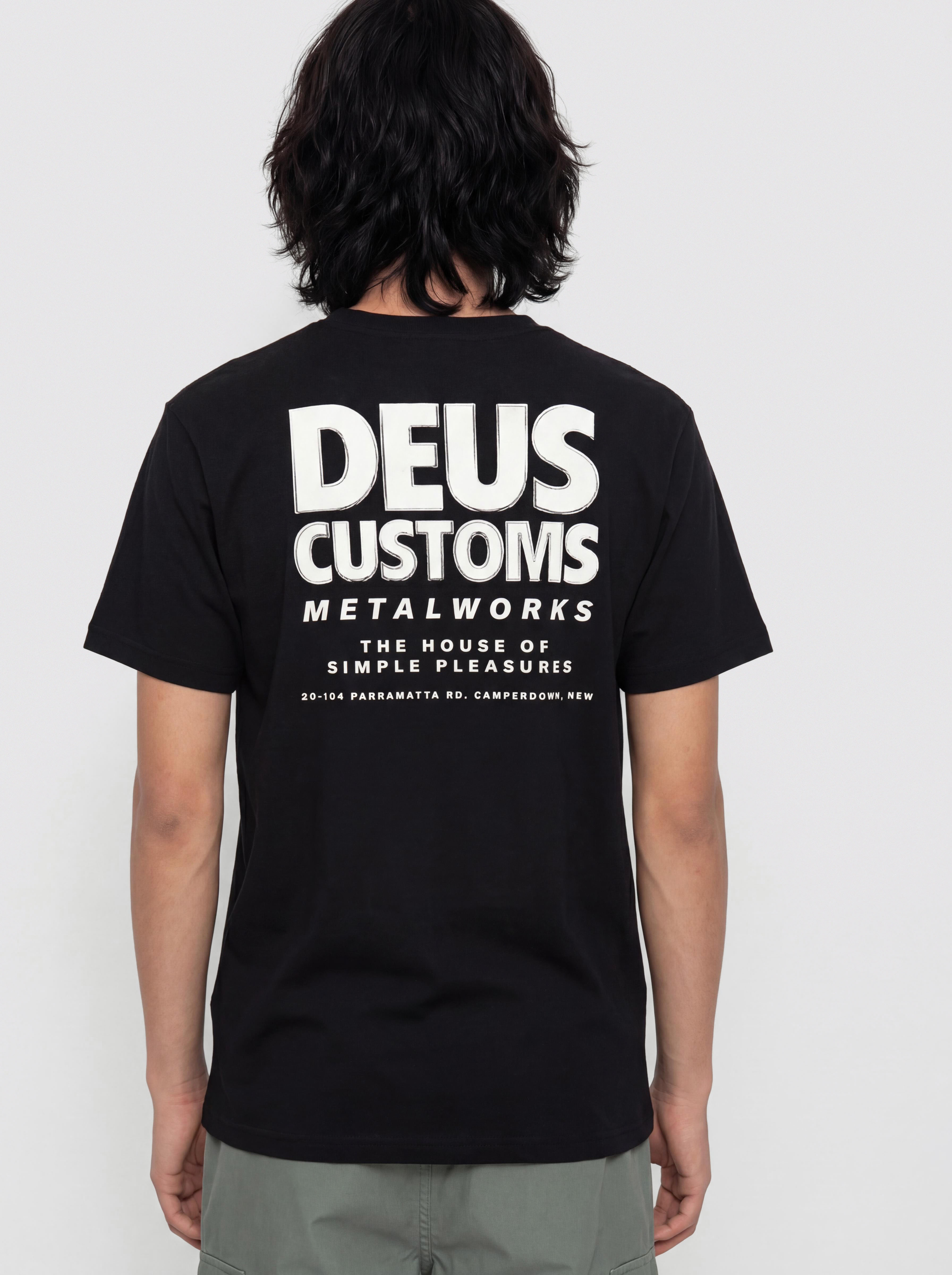 Tricou Deus Ex Machina Chromium (black)
